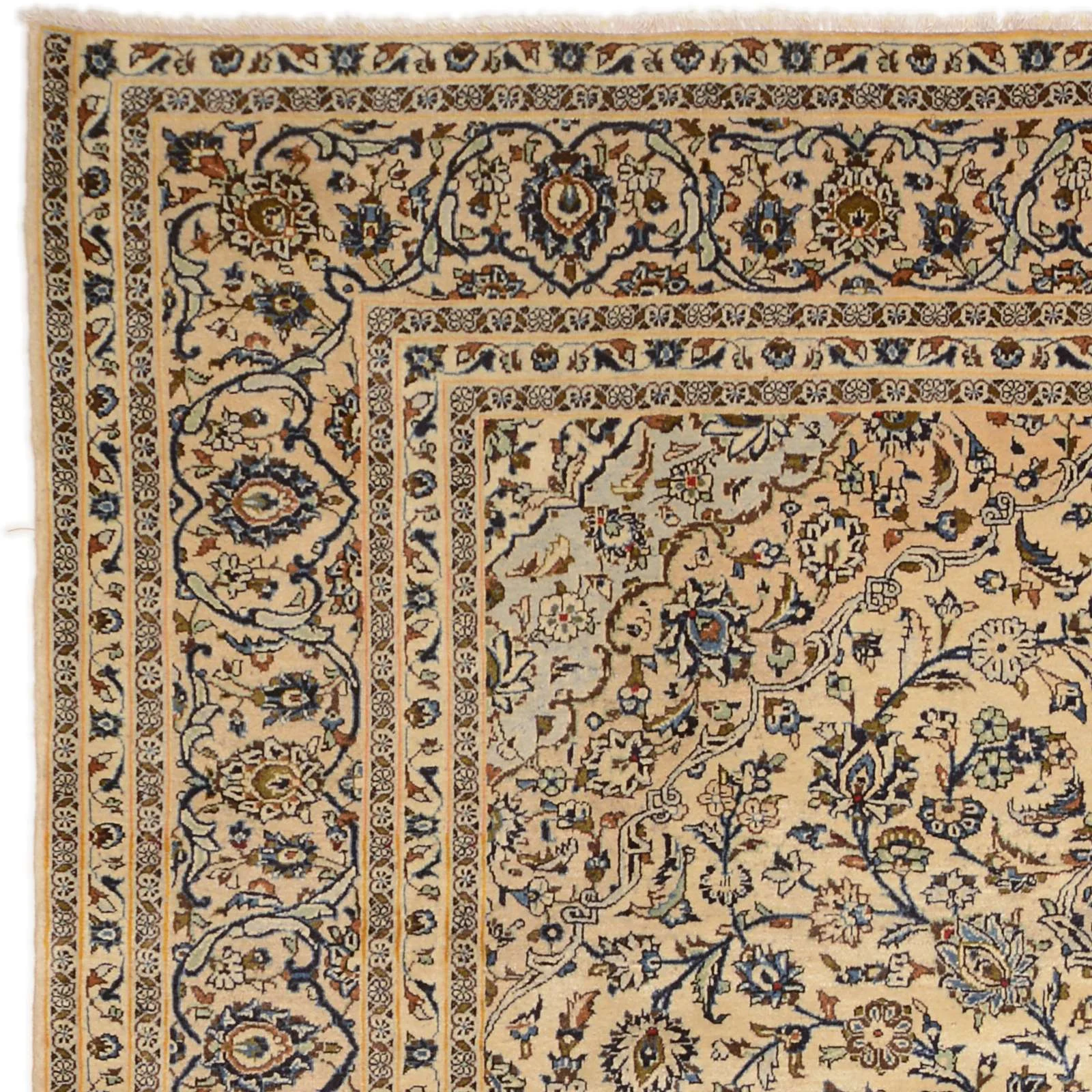 Kashan Perserteppich aus Iran, 244 × 344 cm