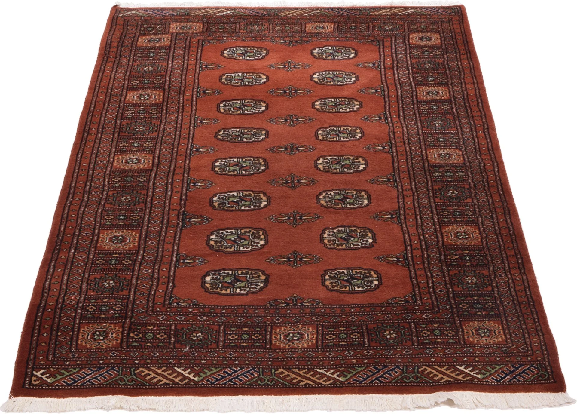Handgeknüpfter Orientteppich, 124 × 200 cm, Wolle