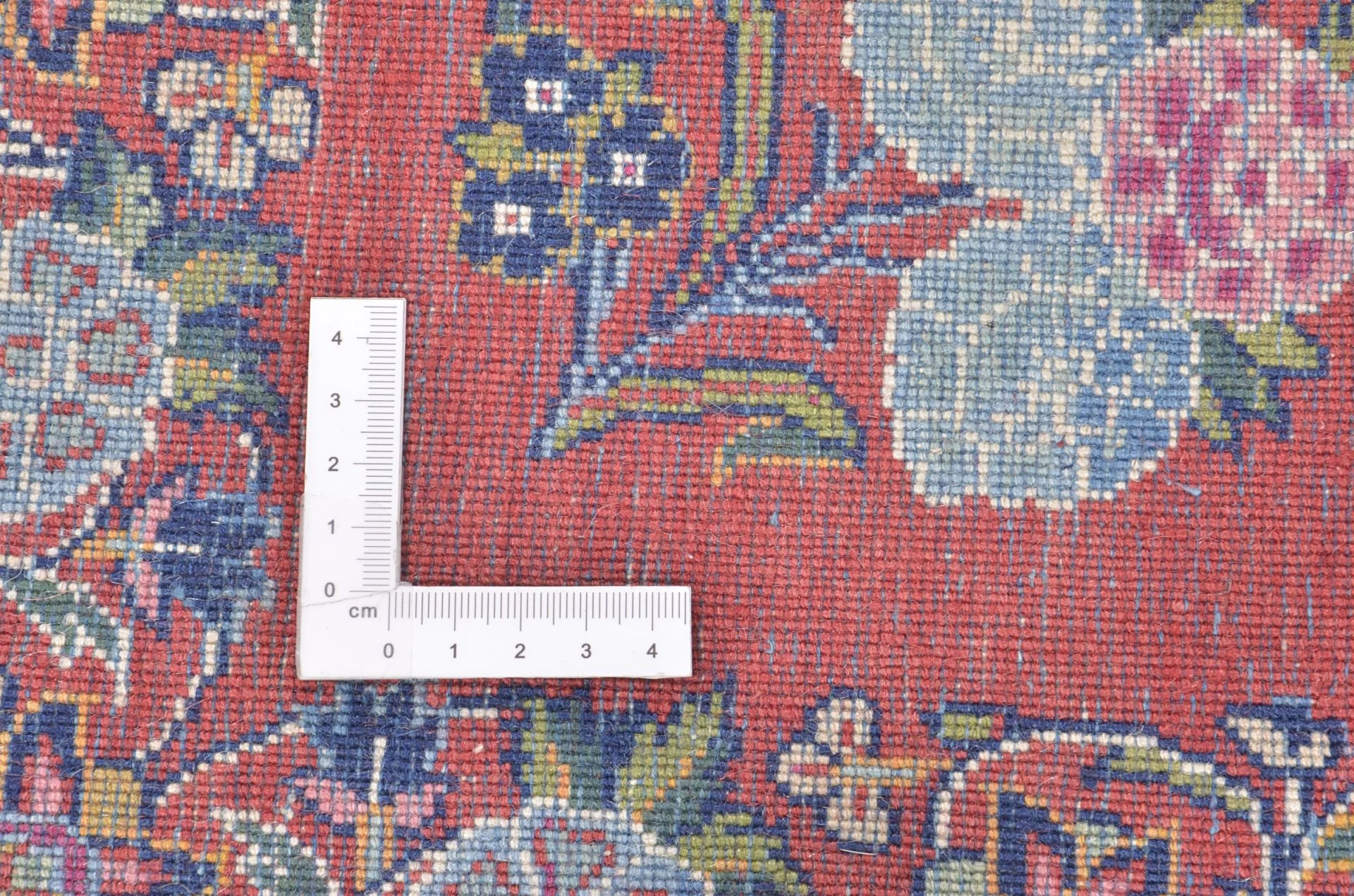 Kashan Perserteppich aus Iran, 65 × 113 cm