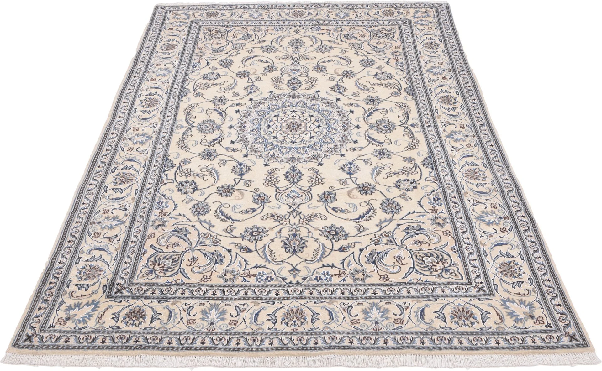 Handgeknüpfter Nain Perserteppich 201 × 302 cm