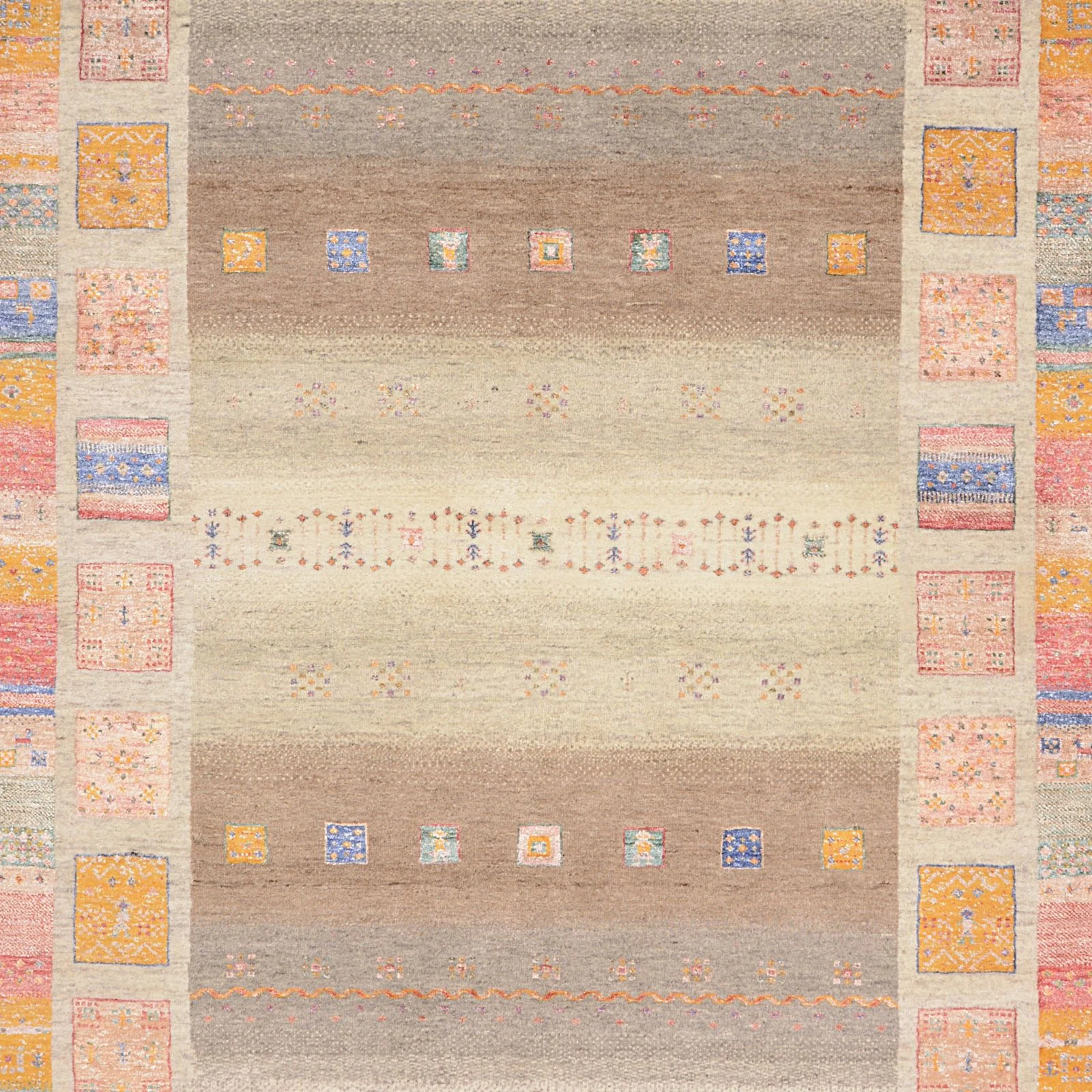 Loribaft Orientteppich 173 × 245 cm aus Wolle & Seide, handgeknüpft