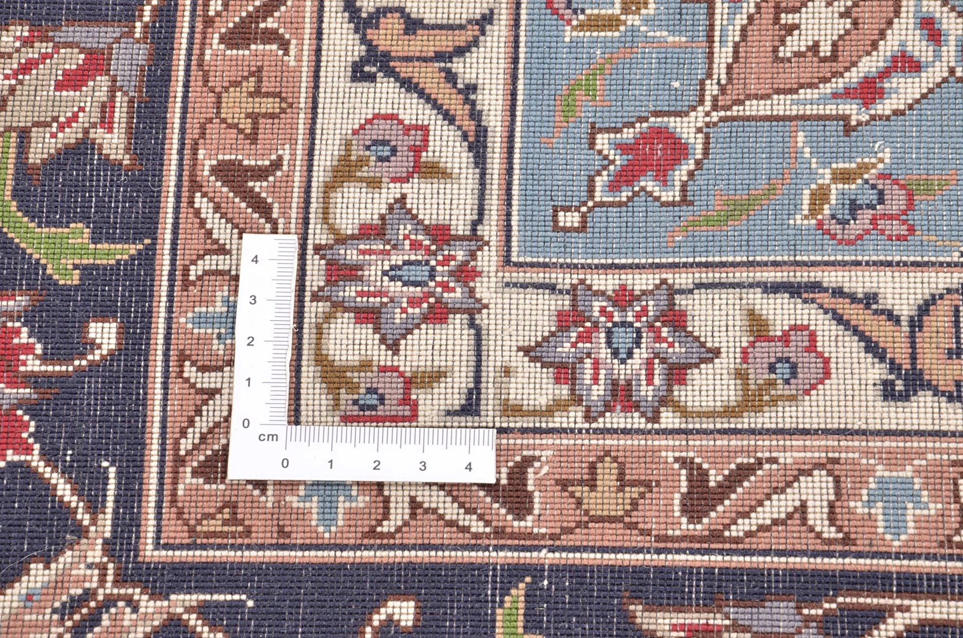 perserteppich-tabriz-206-x-215-cm-schurwolle-handgeknupft-3 Handgeknüpfter Täbriz Perserteppich 206 × 215 cm