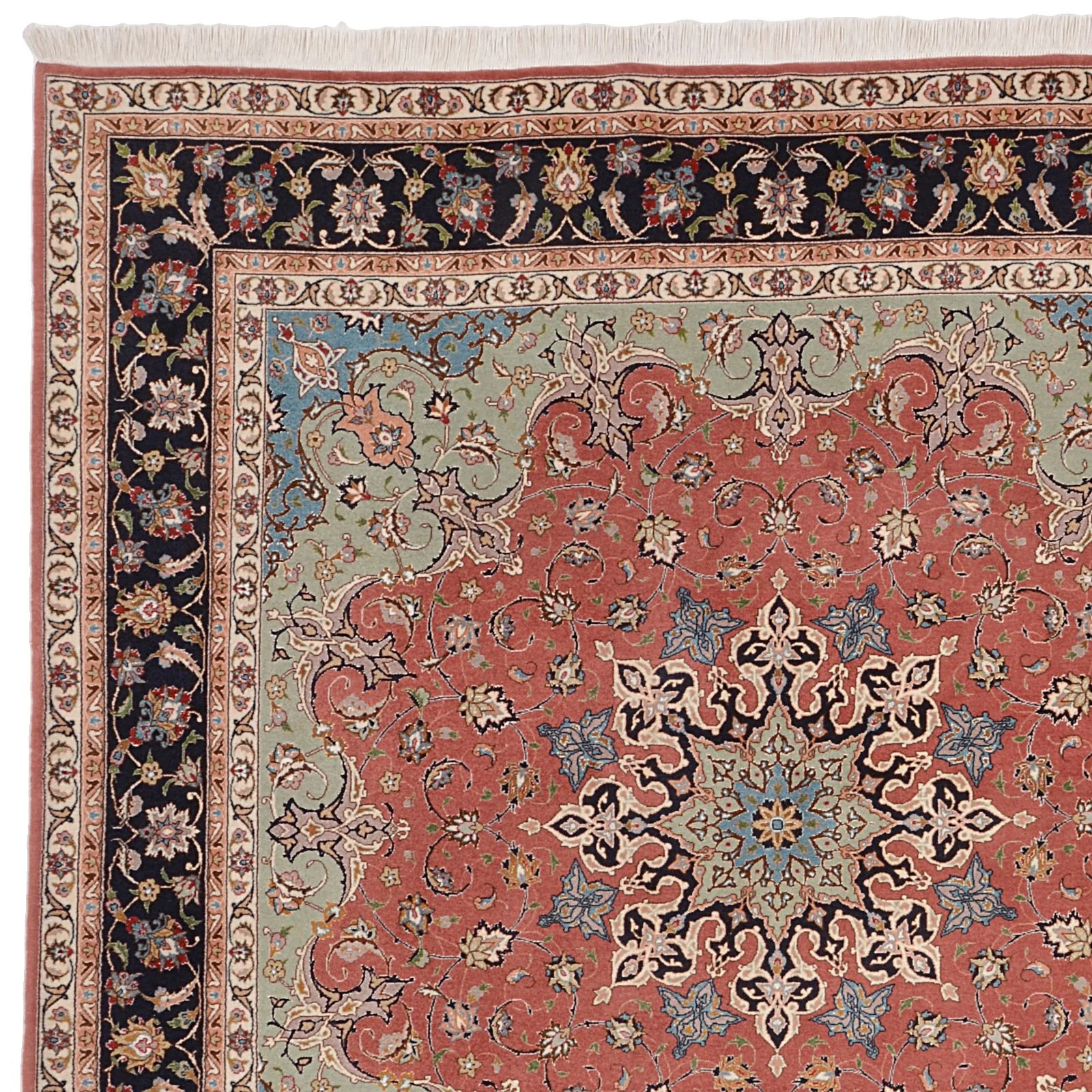 perserteppich-tabriz-206-x-215-cm-schurwolle-handgeknupft-6 Handgeknüpfter Täbriz Perserteppich 206 × 215 cm