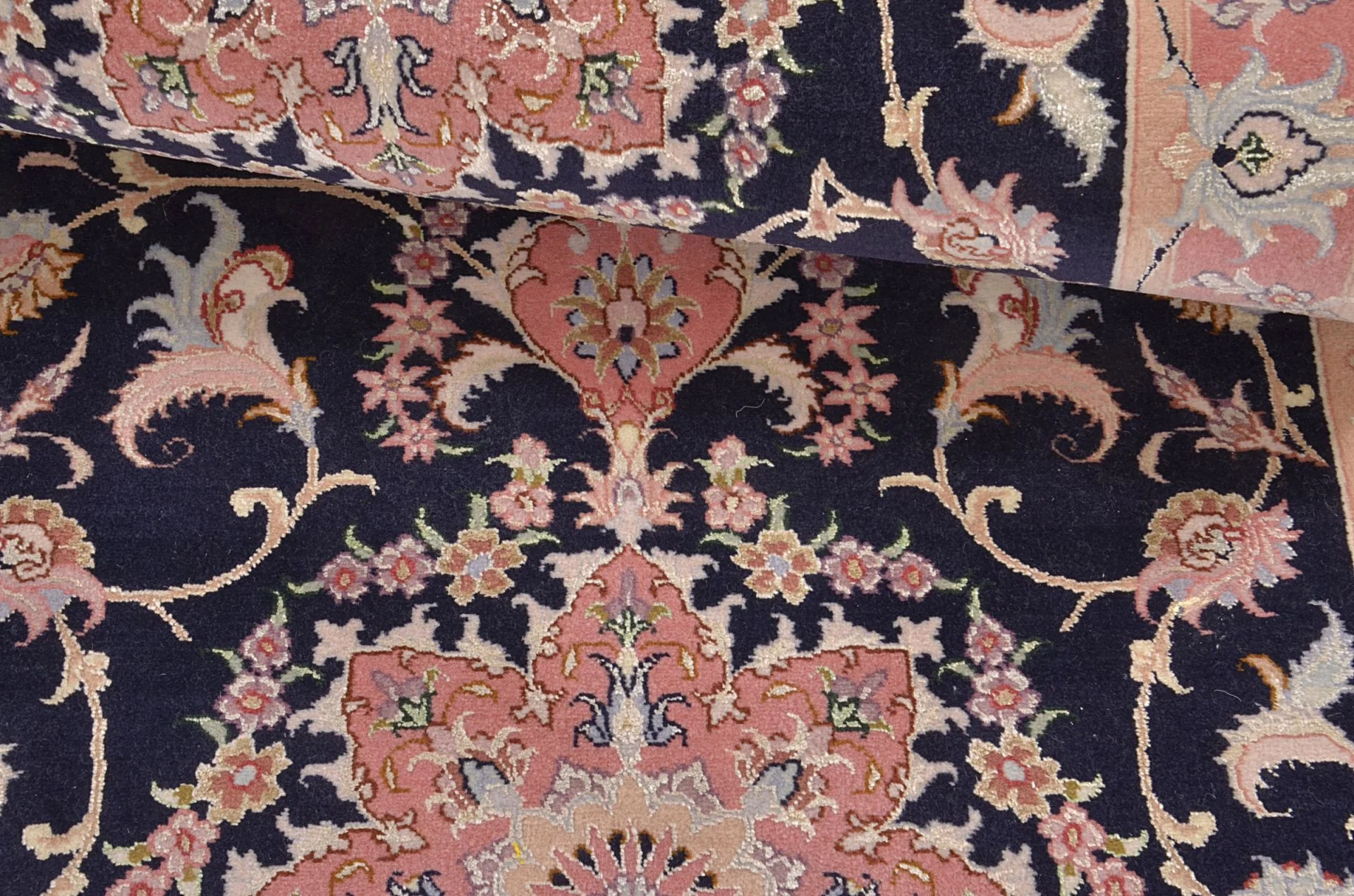 Täbriz Perserteppich 86 × 350 cm aus Wolle, handgeknüpft