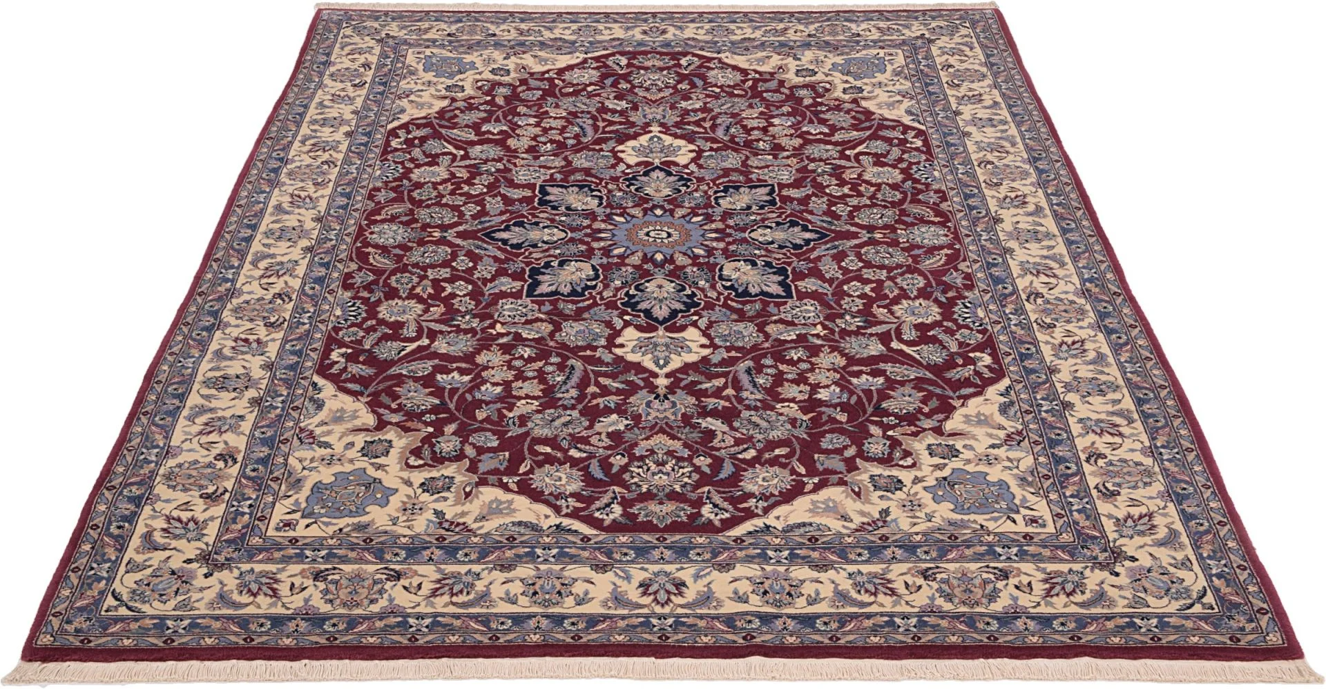 Handgeknüpfter Isfahan Teppich 194 × 278 cm