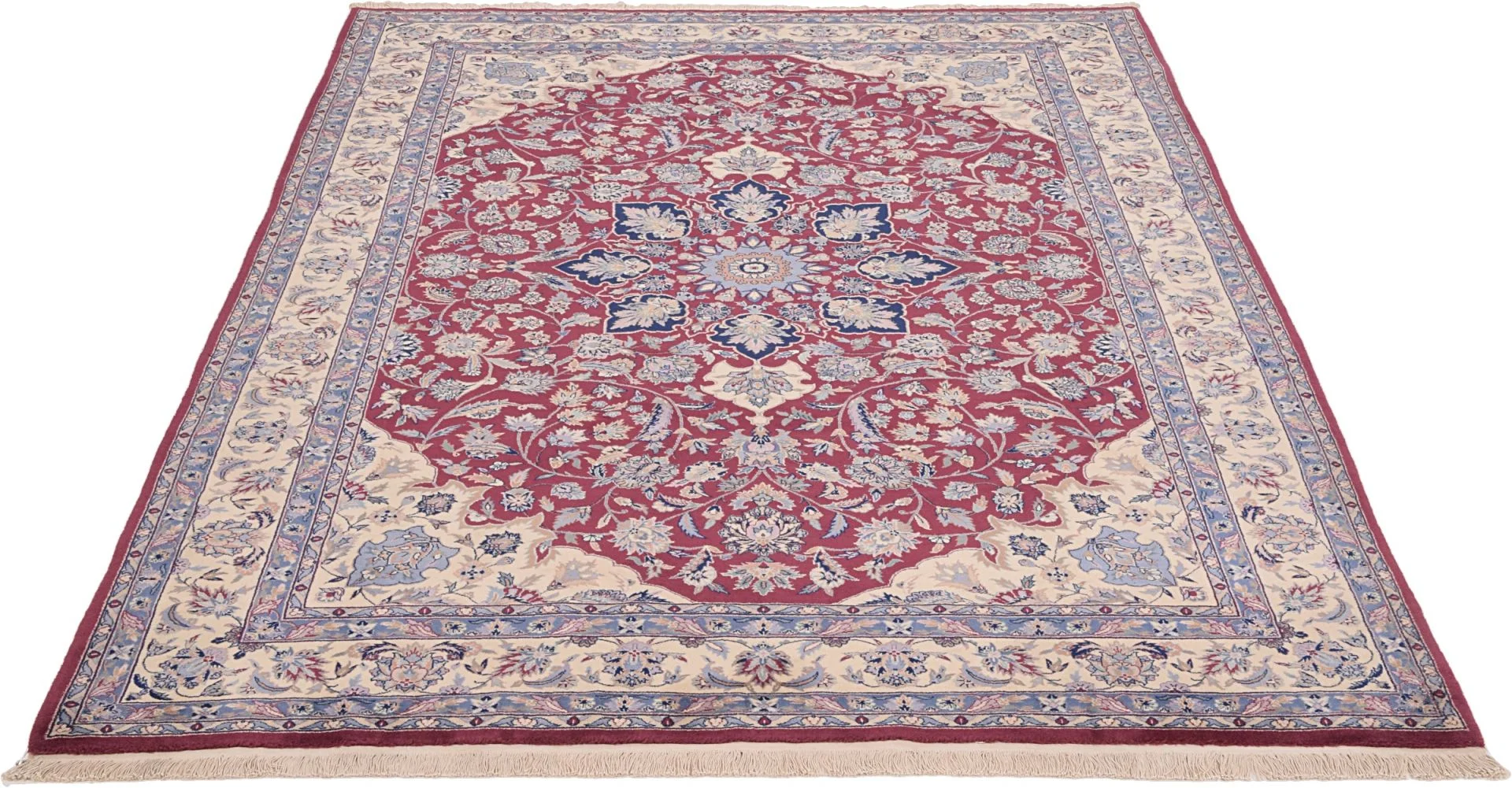Handgeknüpfter Isfahan Teppich 194 × 278 cm