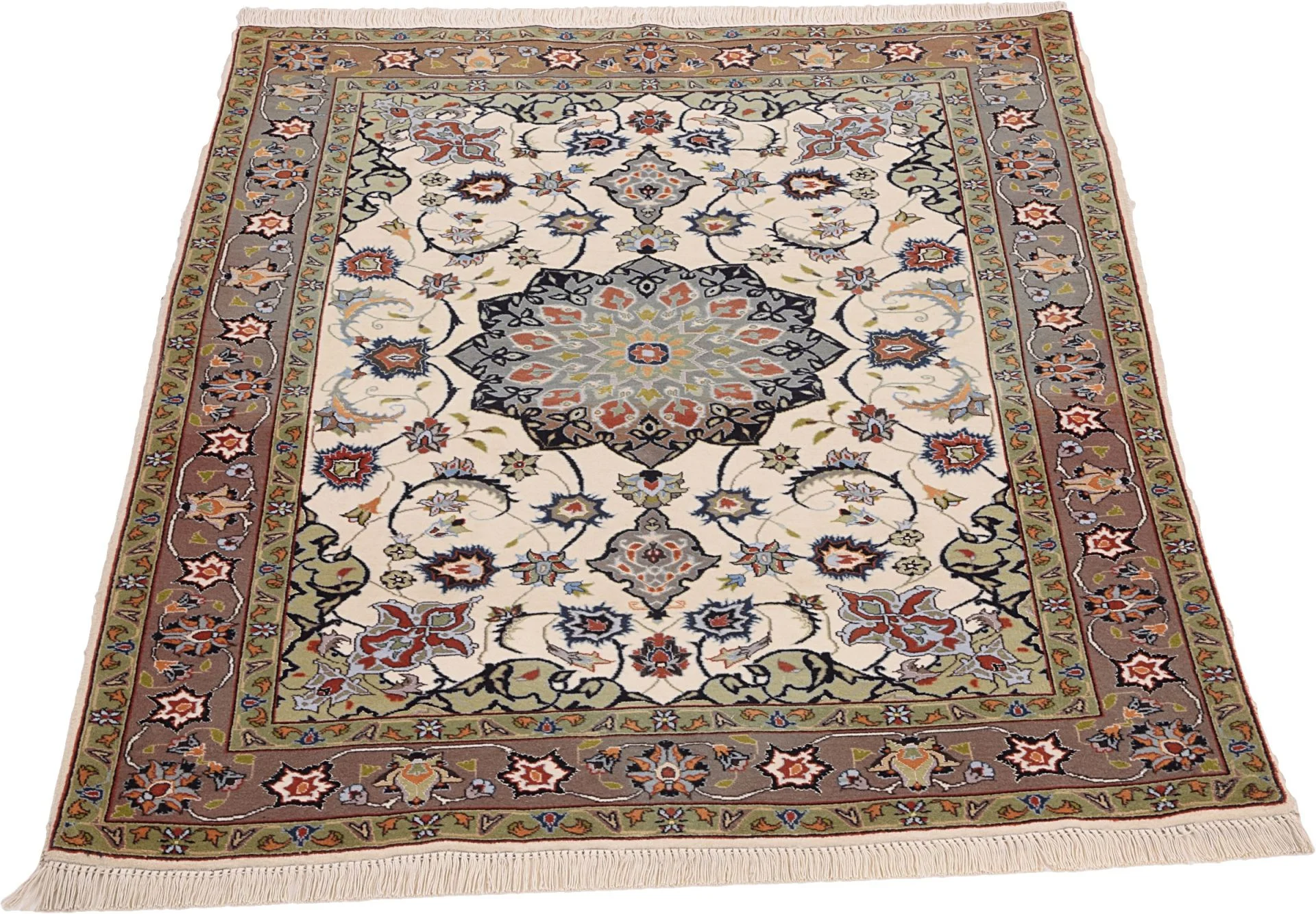 Täbriz Perserteppich aus Iran, 100 × 162 cm