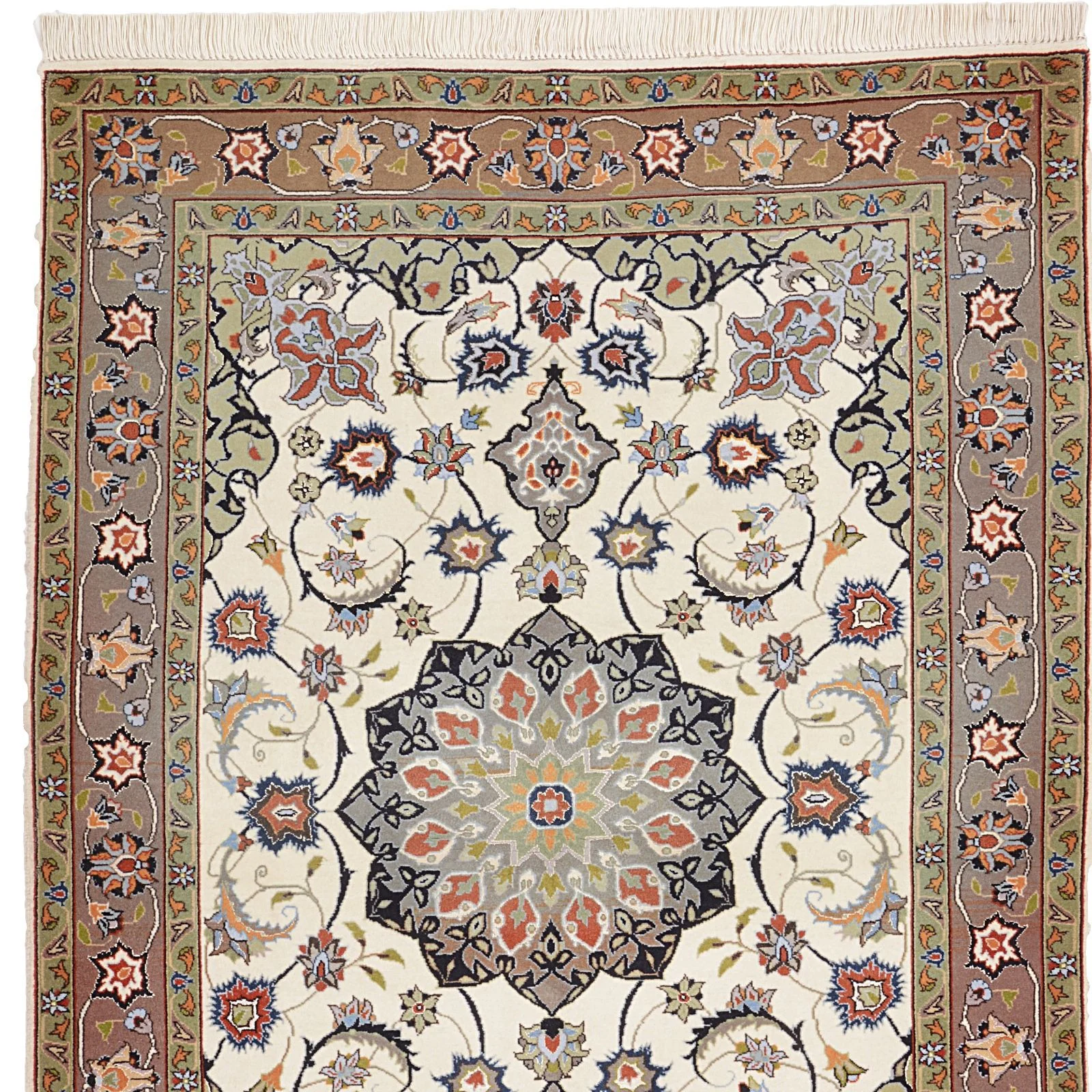 Täbriz Perserteppich aus Iran, 100 × 162 cm