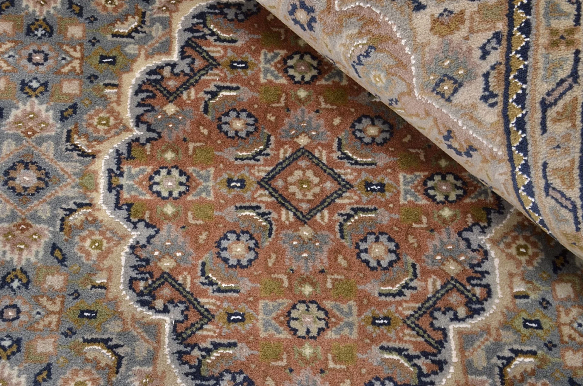 Handgeknüpfter Täbriz Orientteppich, 245 × 303 cm, Wolle
