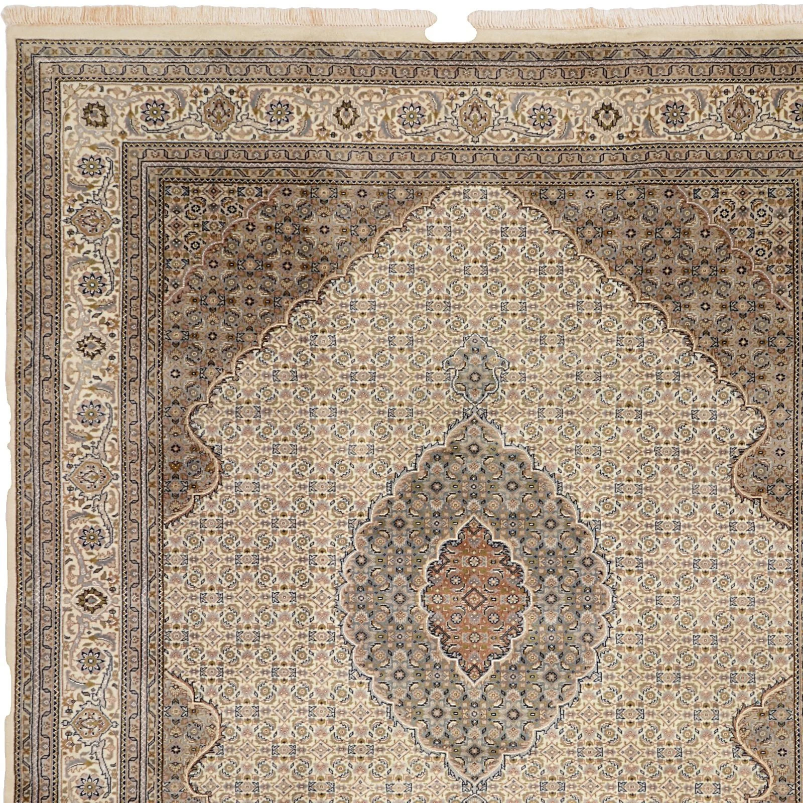 Handgeknüpfter Täbriz Orientteppich, 245 × 303 cm, Wolle
