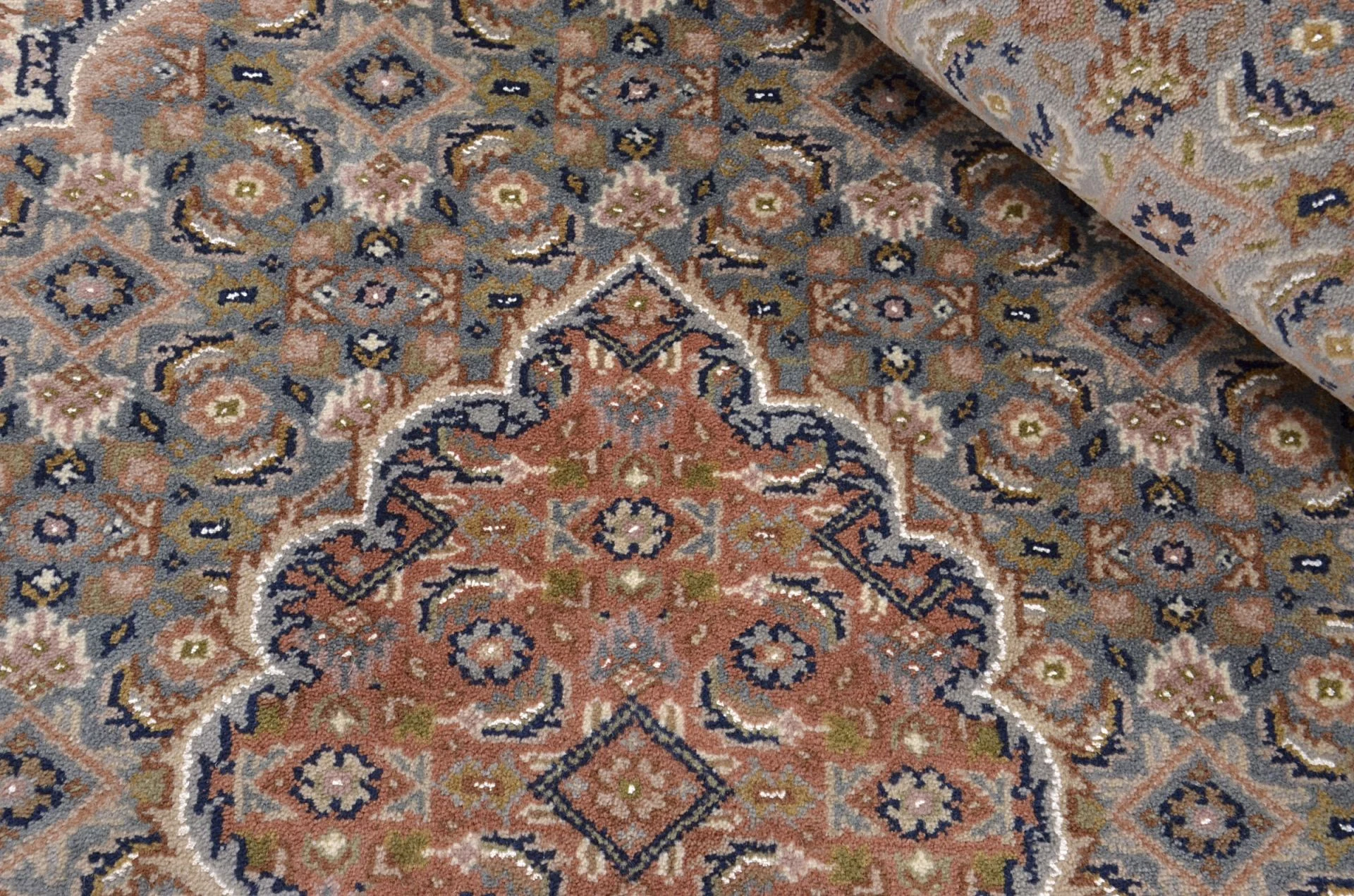Handgeknüpfter Täbriz Orientteppich, 253 × 297 cm, Wolle