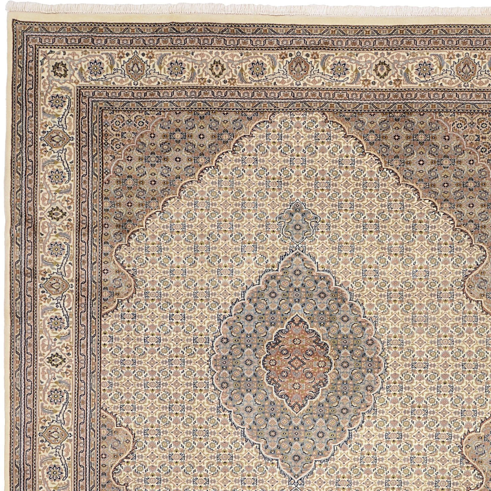 Handgeknüpfter Täbriz Orientteppich 251 × 296 cm