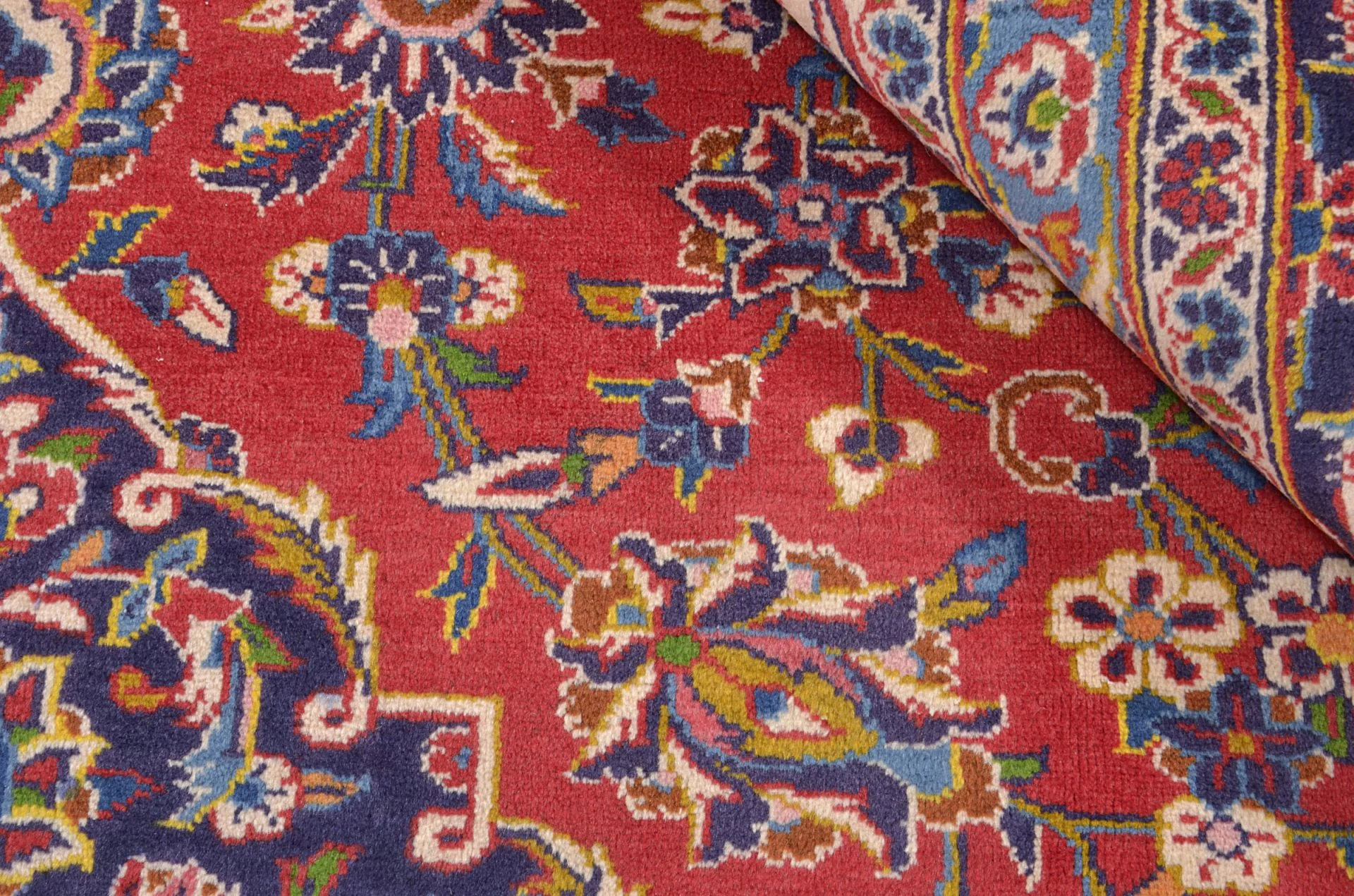 Kashan Perserteppich aus Iran, 262 × 370 cm