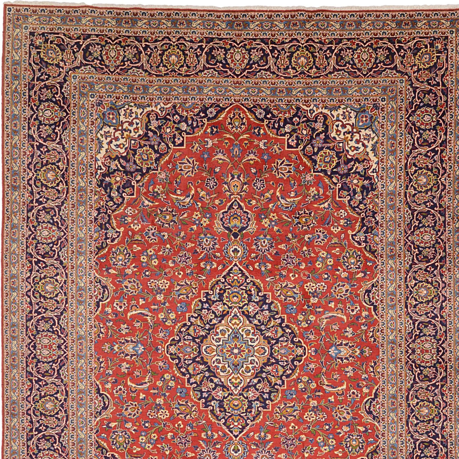 Kashan Perserteppich aus Iran, 262 × 370 cm