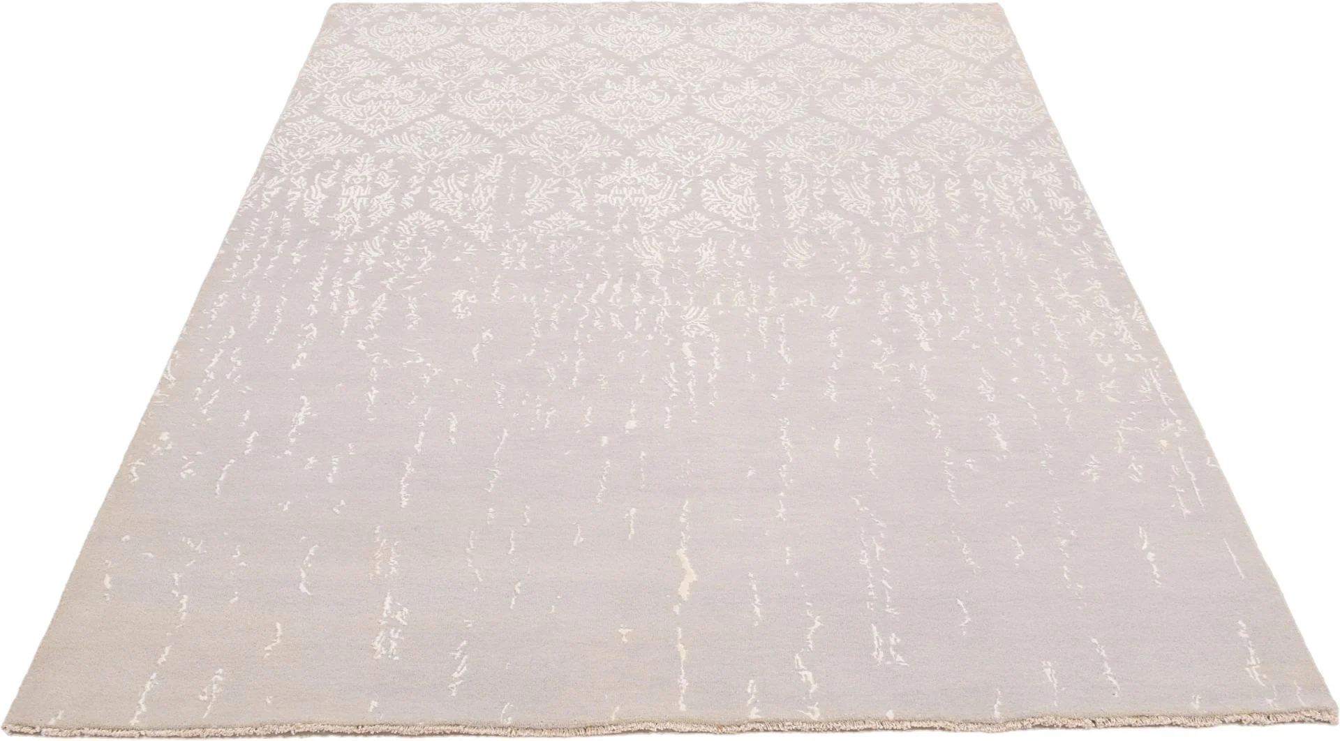 orientteppich-asman-204-x-303-cm-schurwolle-handgeknupft-beige-1 Orientteppich aus Indien, 204 × 303 cm