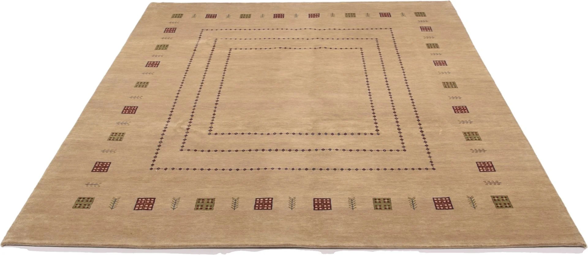 Loribaft Orientteppich 240 × 290 cm aus Wolle, handgeknüpft