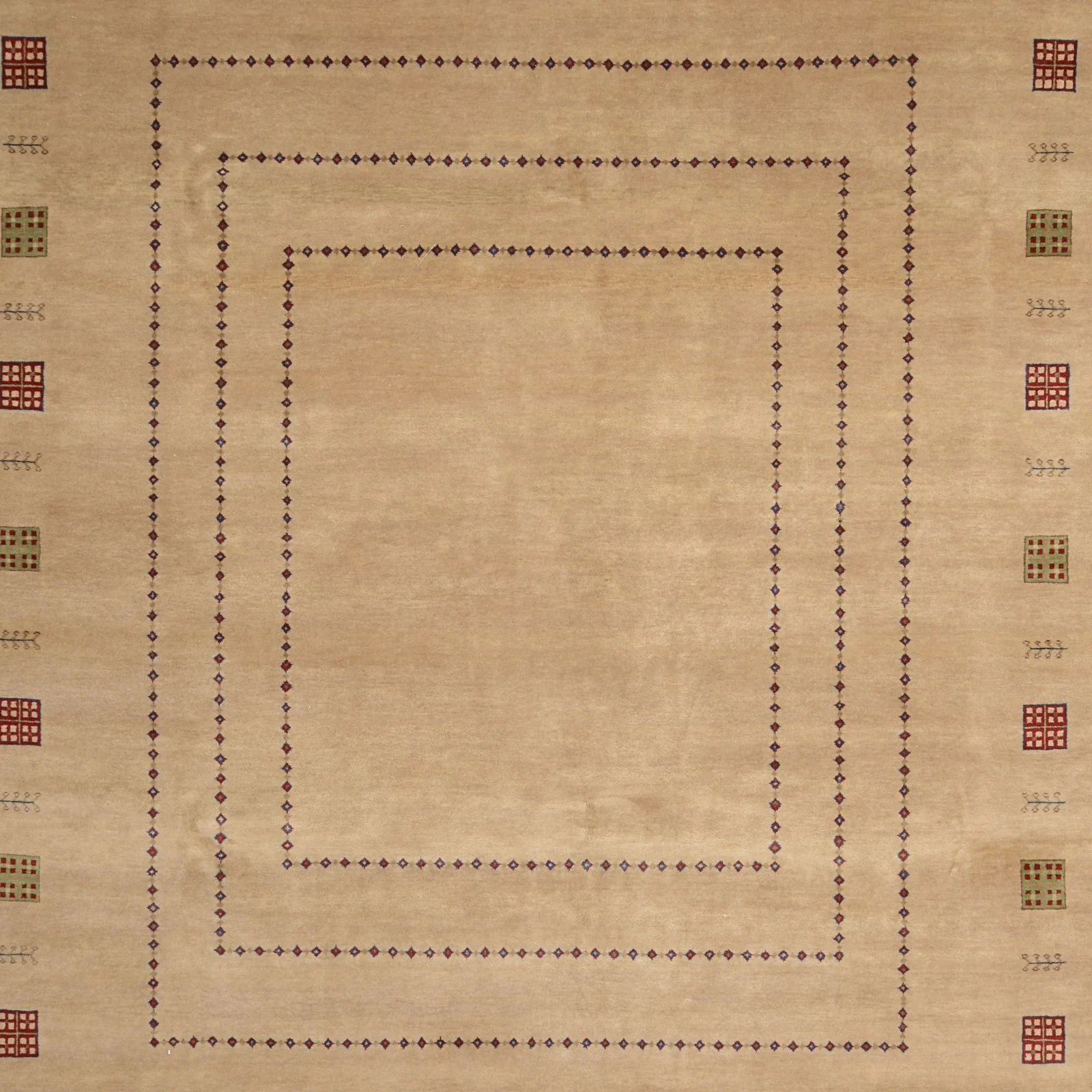 Loribaft Orientteppich 240 × 290 cm aus Wolle, handgeknüpft