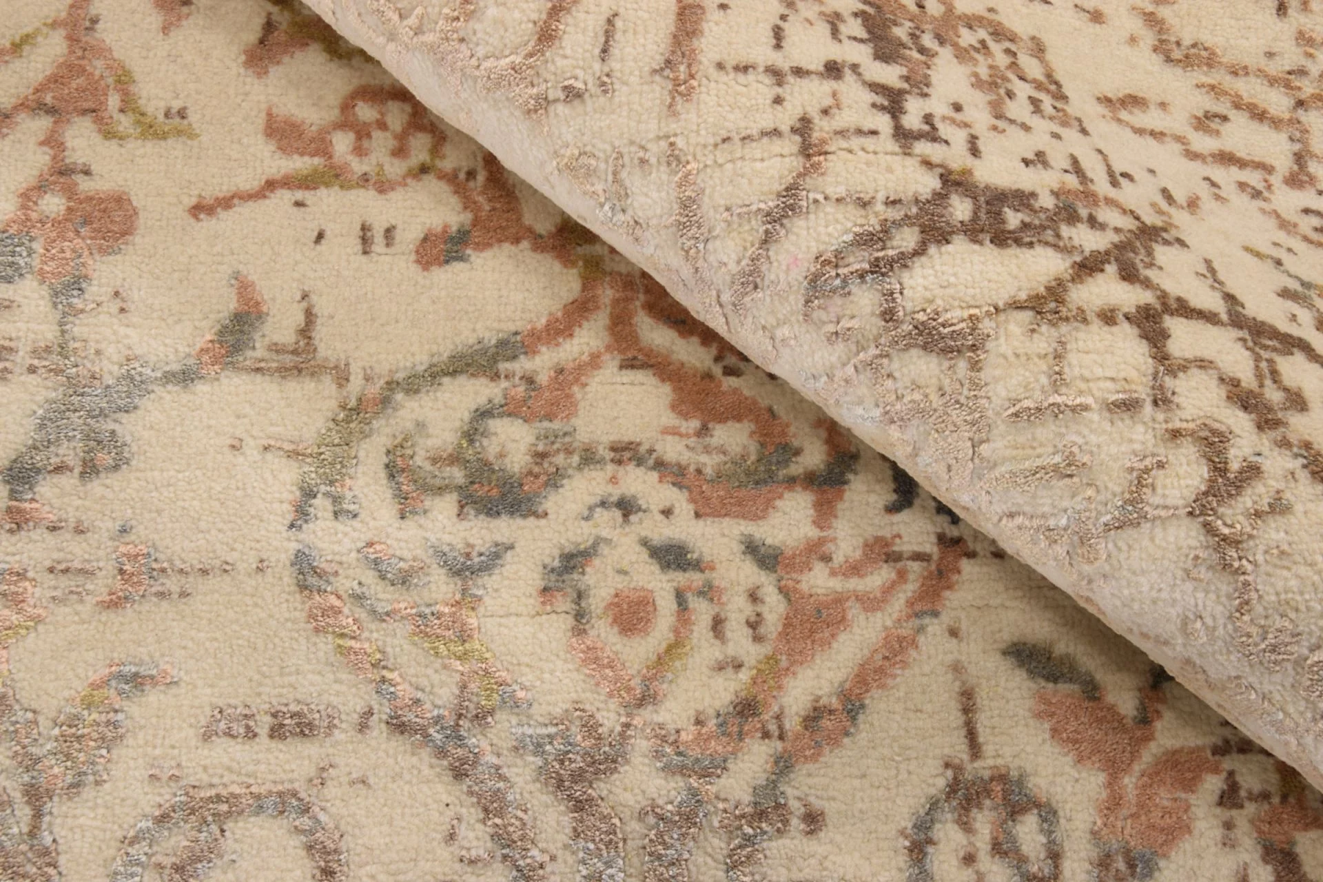 Farahan Orientteppich 270 × 361 cm aus Seide, handgeknüpft