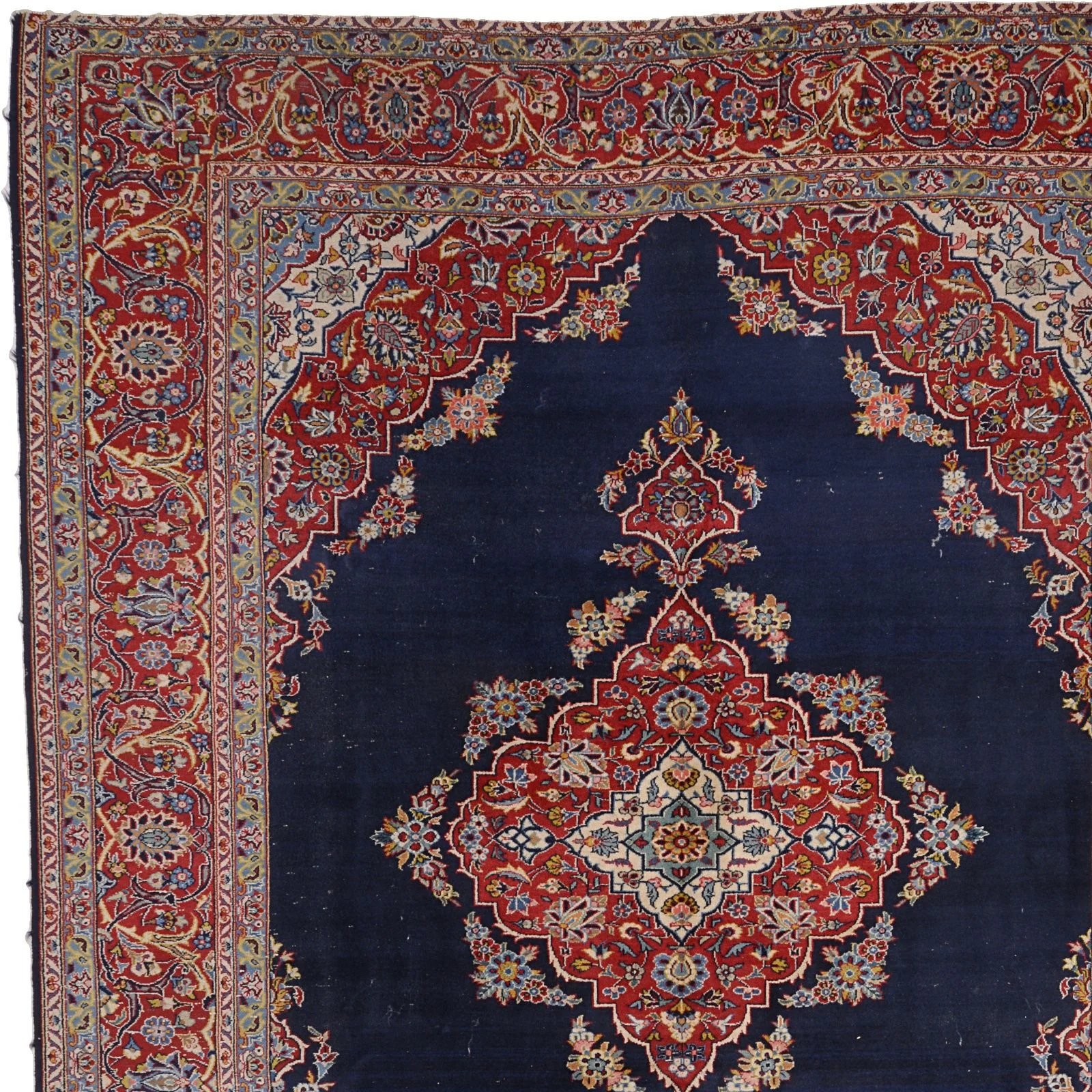Kashan Perserteppich aus Iran, 226 × 274 cm