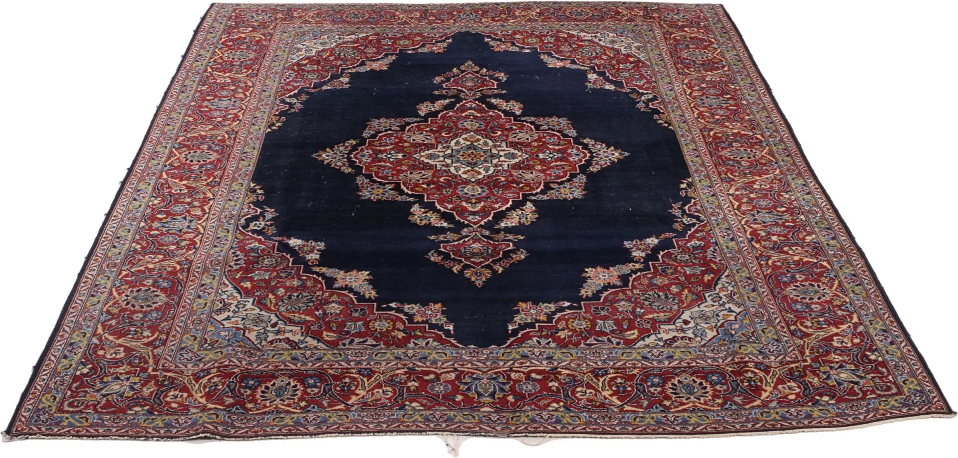 Kashan Perserteppich aus Iran, 226 × 274 cm