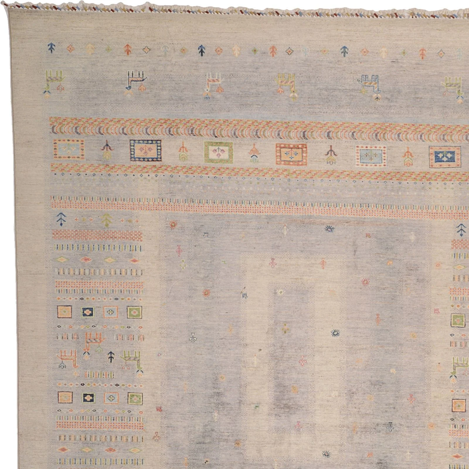 Handgeknüpfter Samarkand Orientteppich, 247 × 296 cm, Wolle