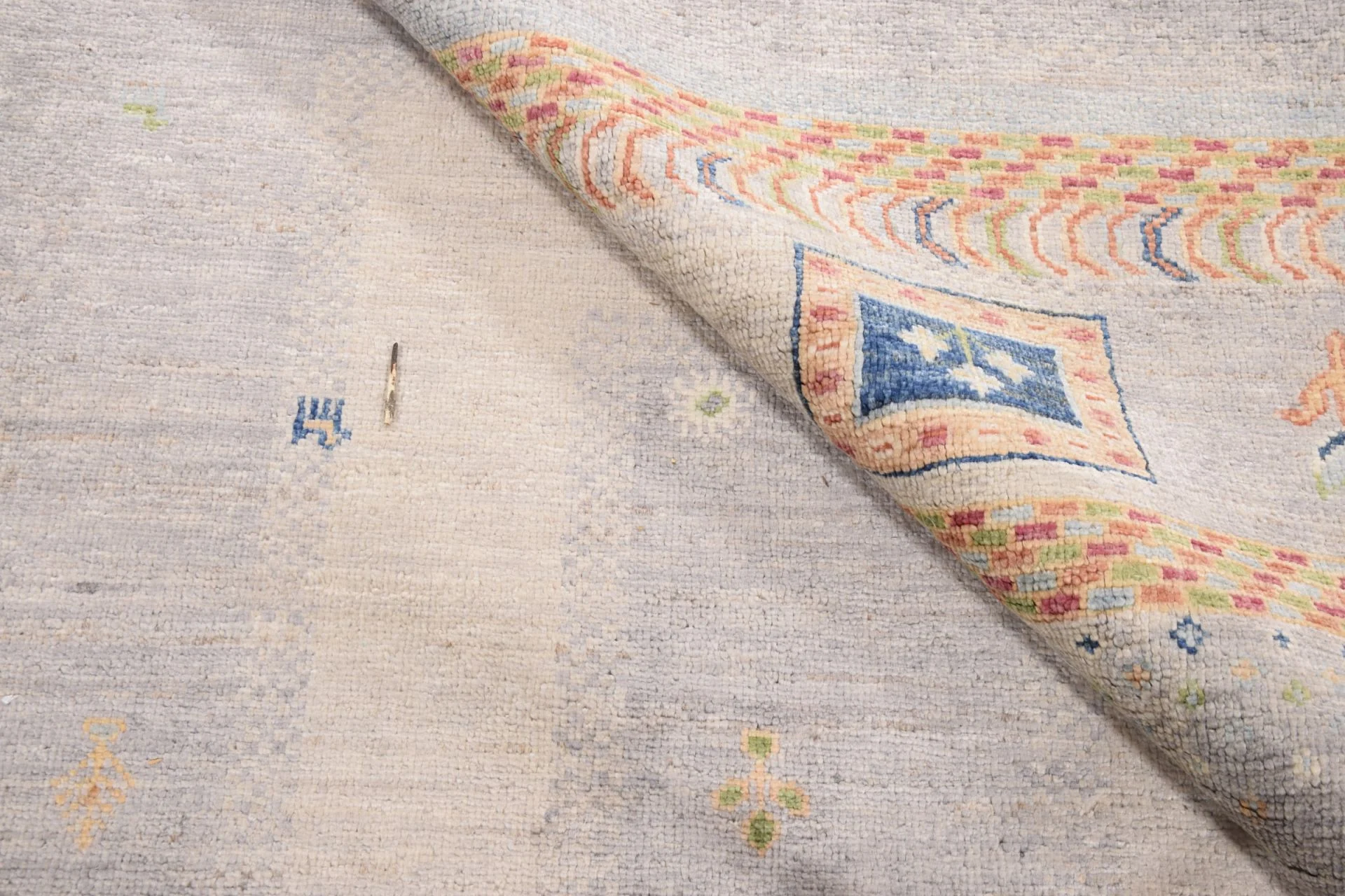Handgeknüpfter Samarkand Orientteppich, 247 × 296 cm, Wolle