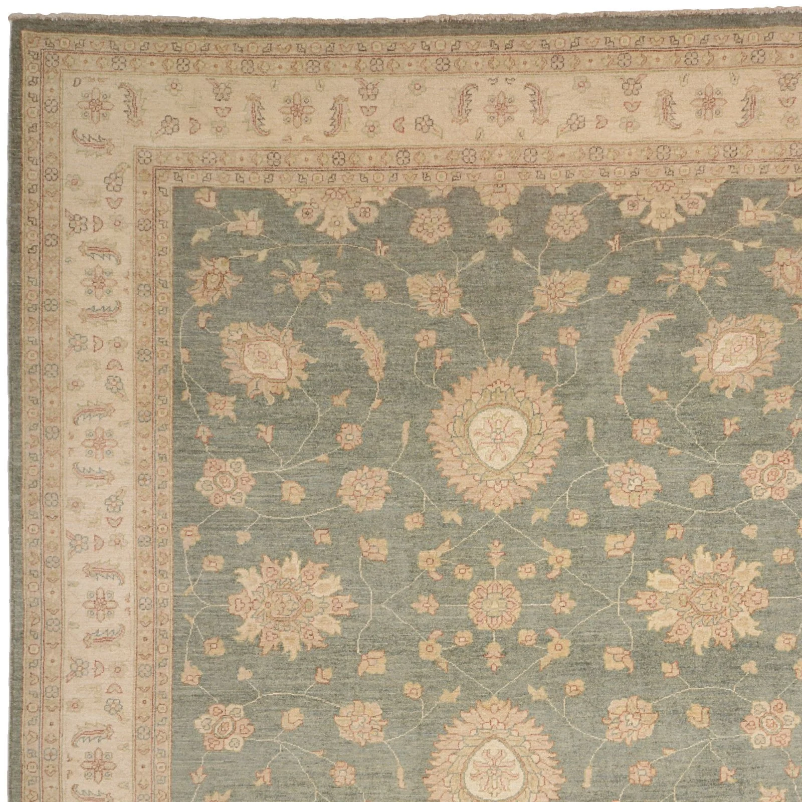 Ziegler Orientteppich 246 × 295 cm aus Wolle, handgeknüpft