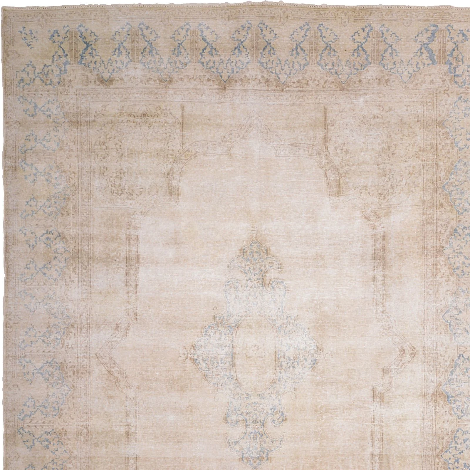 Orientteppich 369 × 277 cm aus Wolle, handgeknüpft