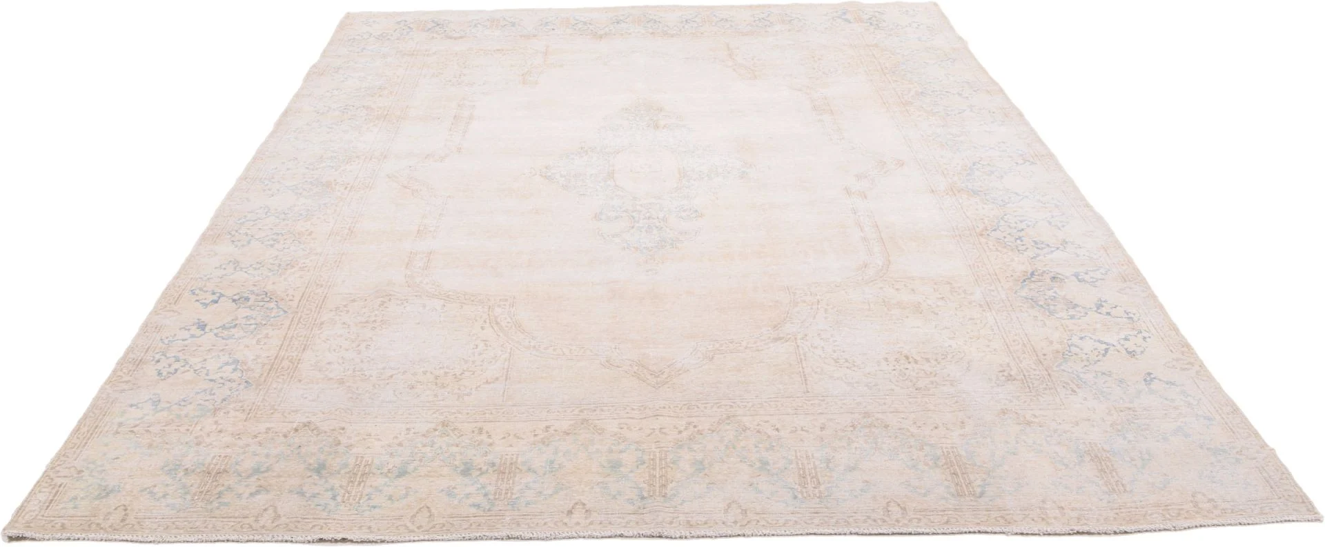 Orientteppich 369 × 277 cm aus Wolle, handgeknüpft