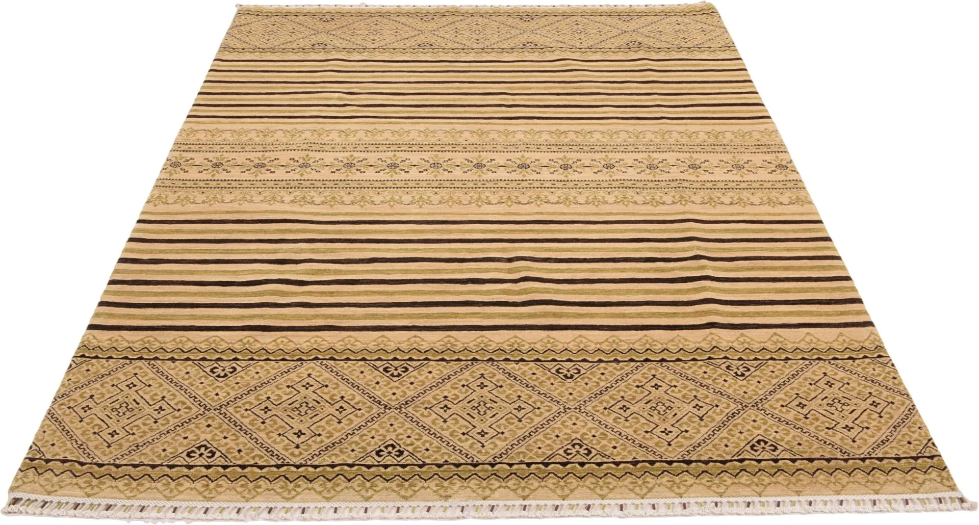 Handgeknüpfter Samarkand Orientteppich, 207 × 293 cm, Wolle