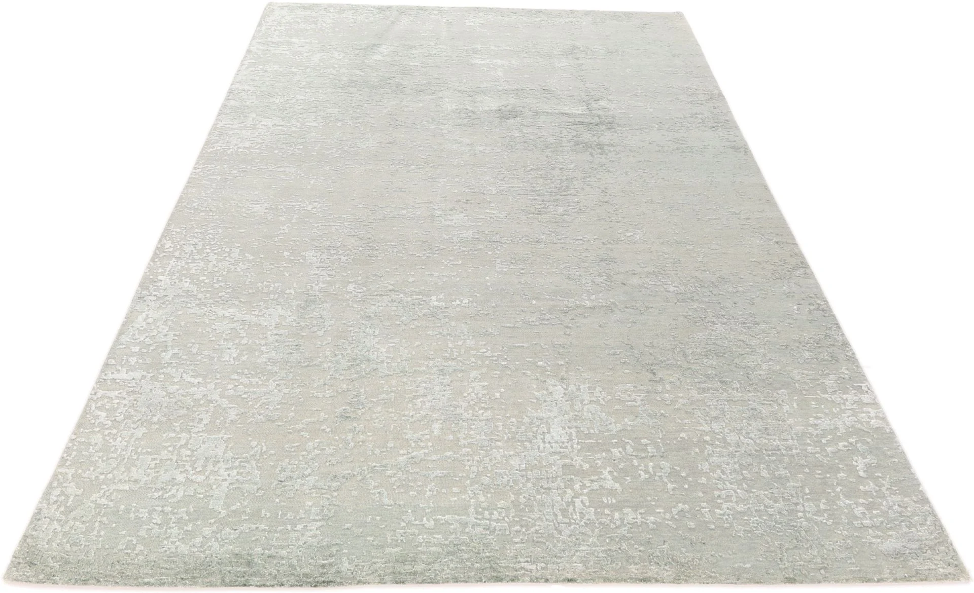 Orientteppich 201 × 306 cm aus Wolle & Seide, handgeknüpft