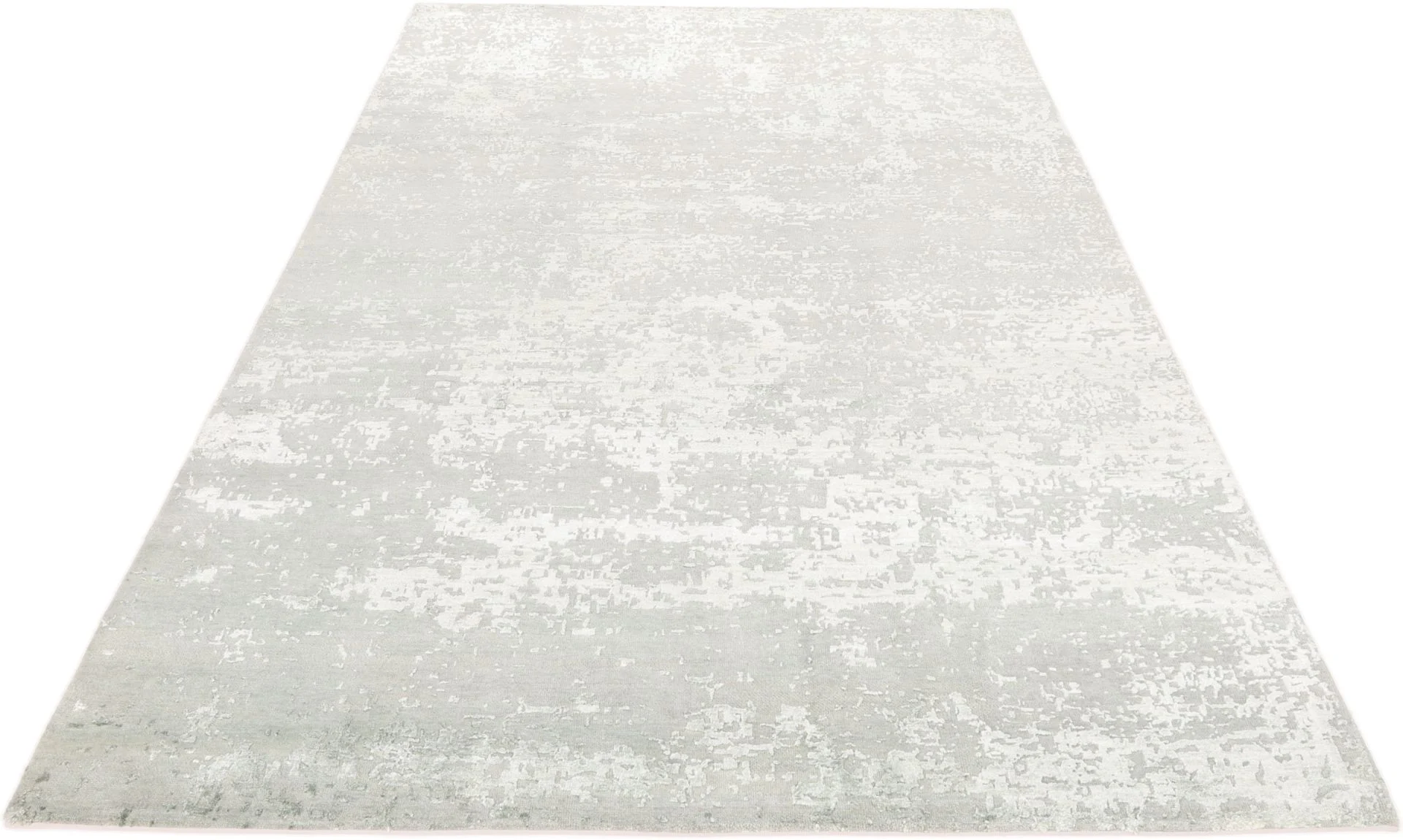 Orientteppich 201 × 306 cm aus Wolle & Seide, handgeknüpft
