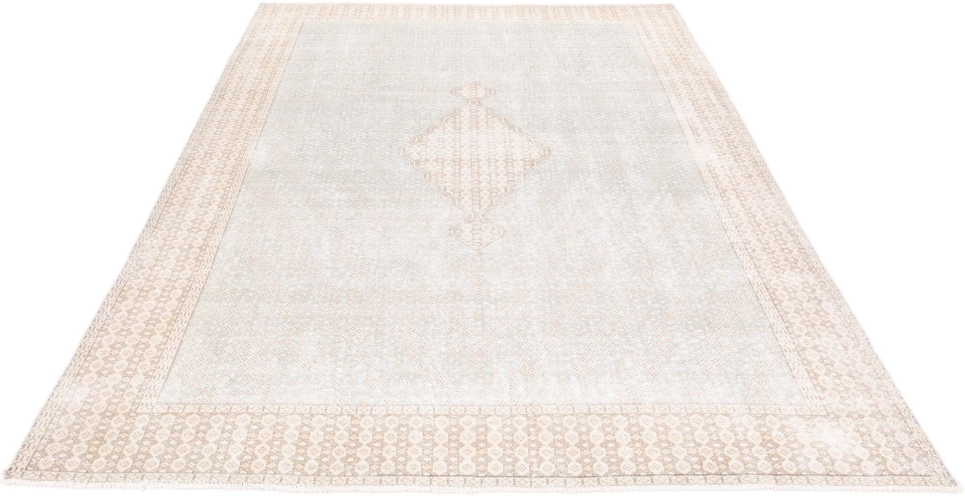 perserteppich-vintage-229-x-320-cm-schurwolle-handgeknupft-beige-1 Handgeknüpfter Perserteppich 229 × 320 cm
