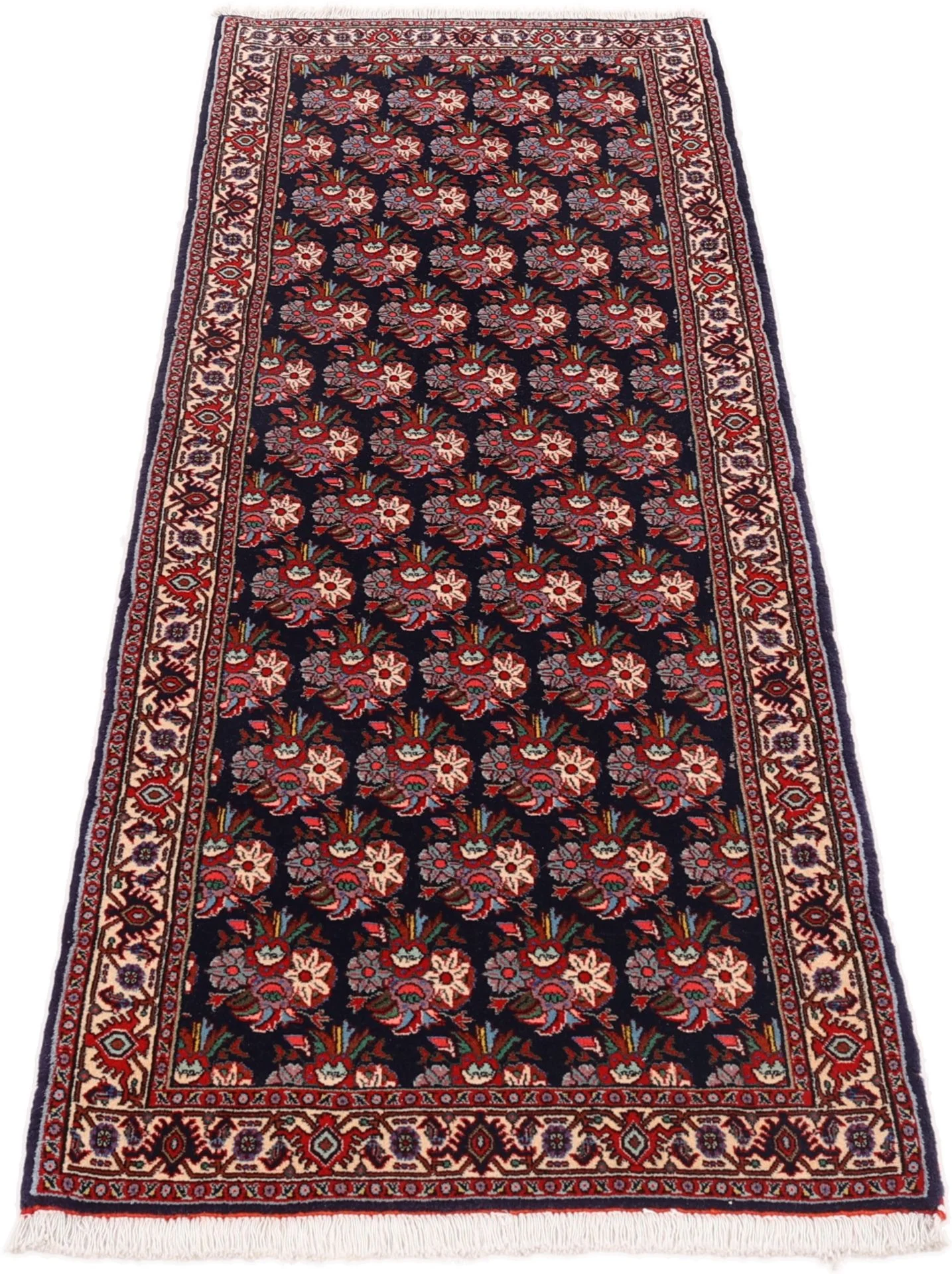 Bijar Perserteppich aus Iran, 73 × 227 cm