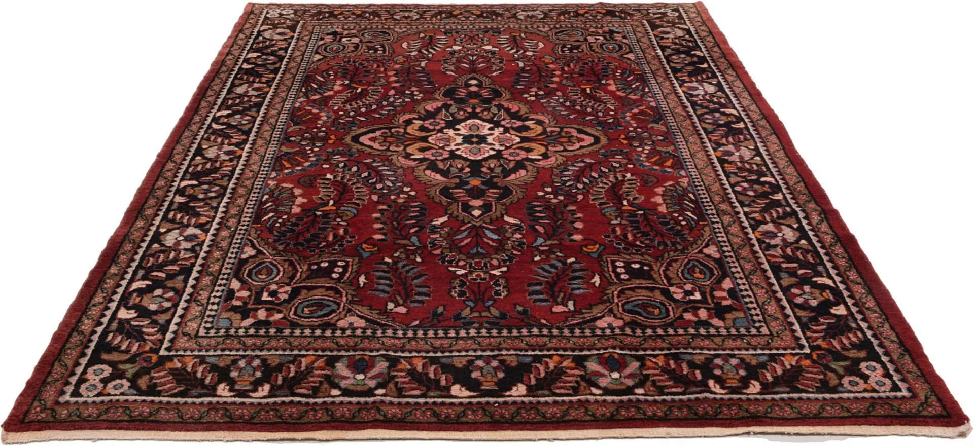 Hamadan Perserteppich 231 × 335 cm aus Wolle, handgeknüpft