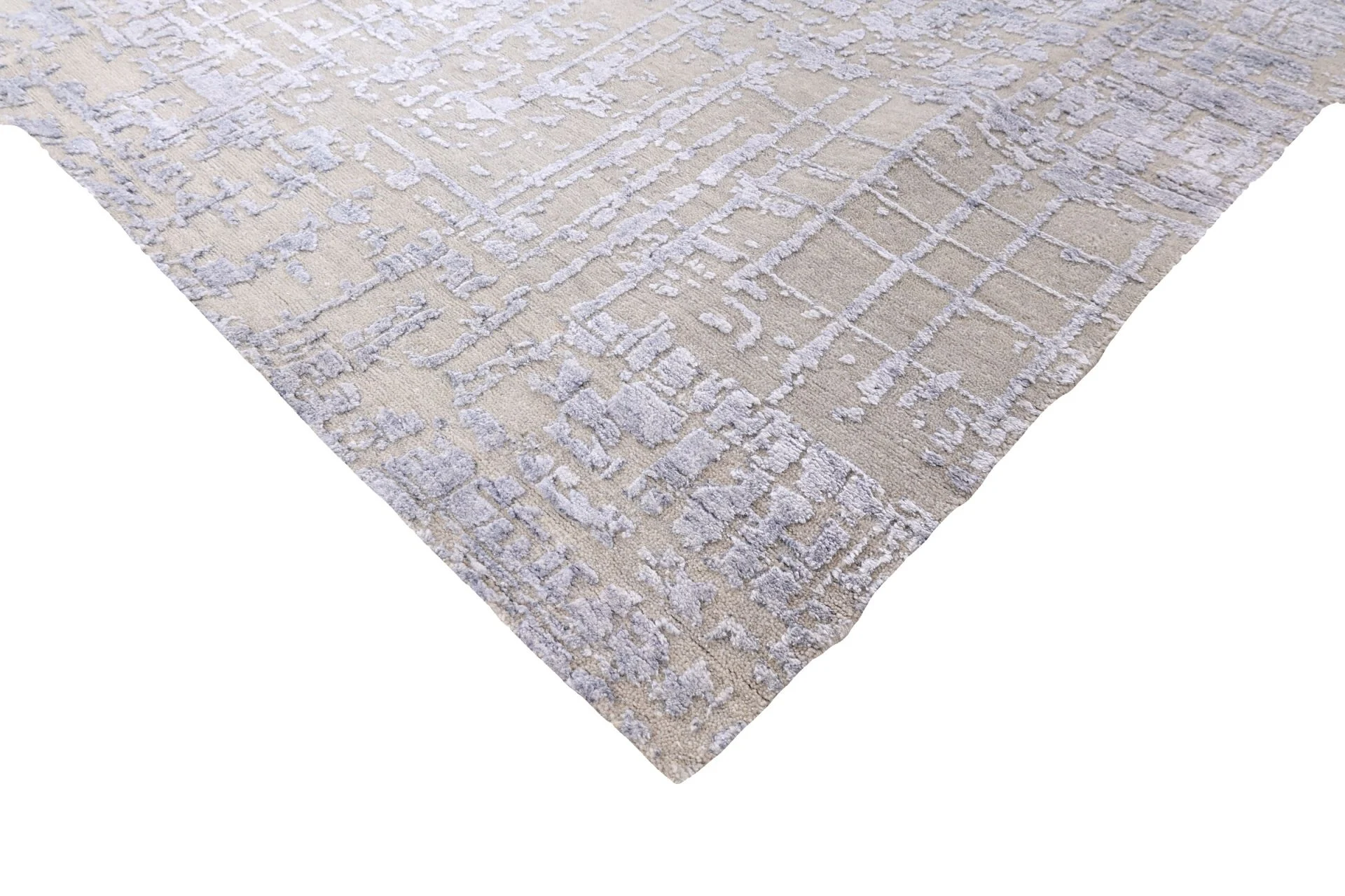 Handgeknüpfter Orientteppich, 238 × 312 cm, Wolle & Seide