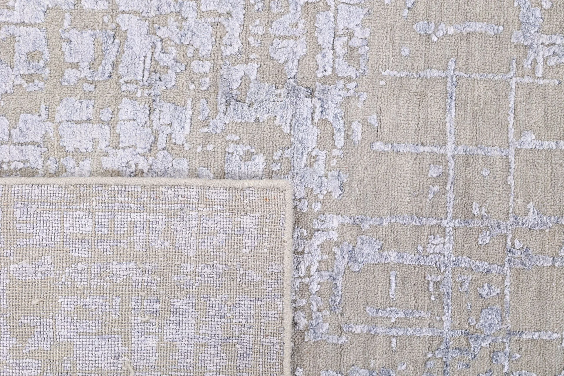 Handgeknüpfter Orientteppich, 238 × 312 cm, Wolle & Seide