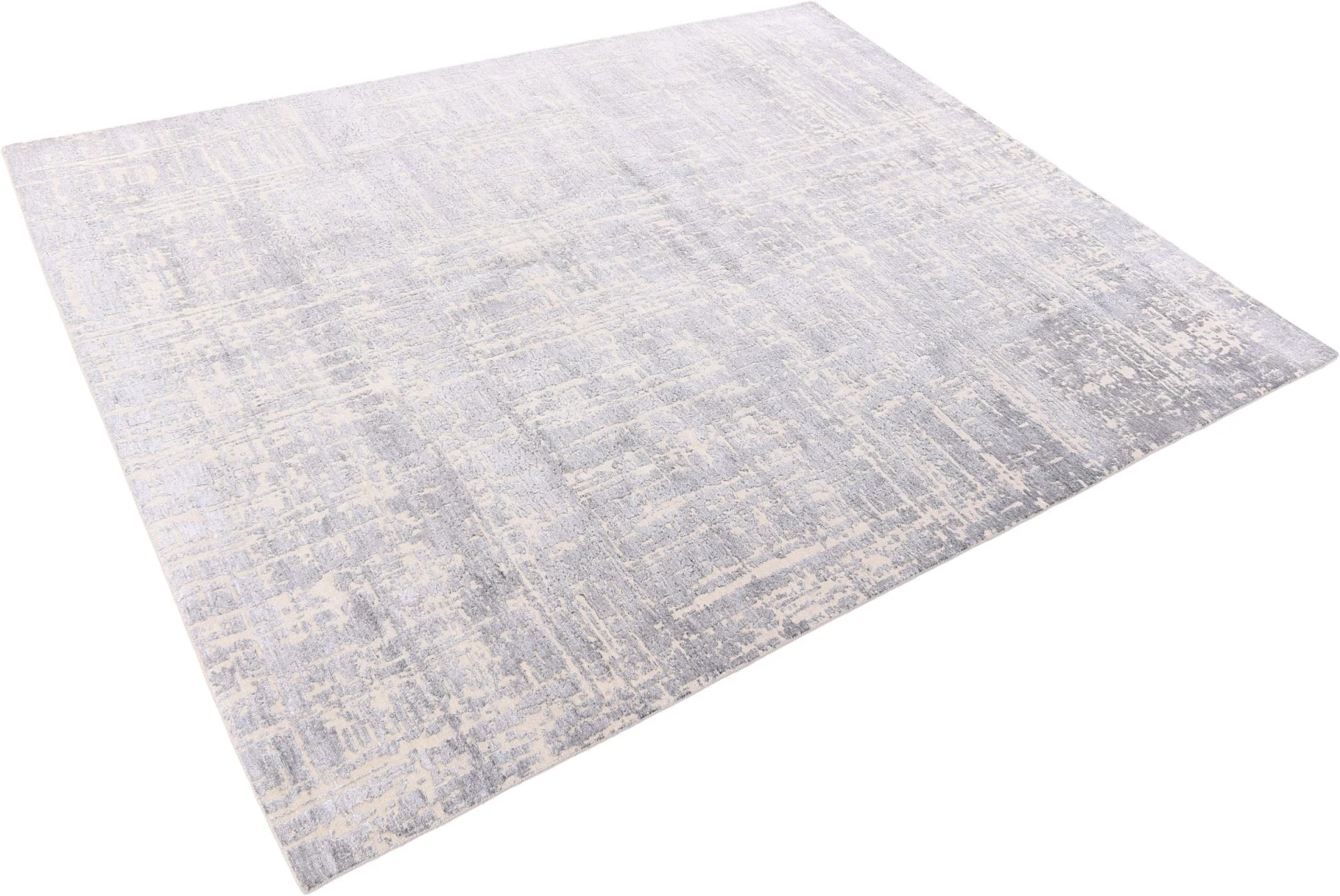 Handgeknüpfter Orientteppich, 241 × 302 cm, Wolle & Seide