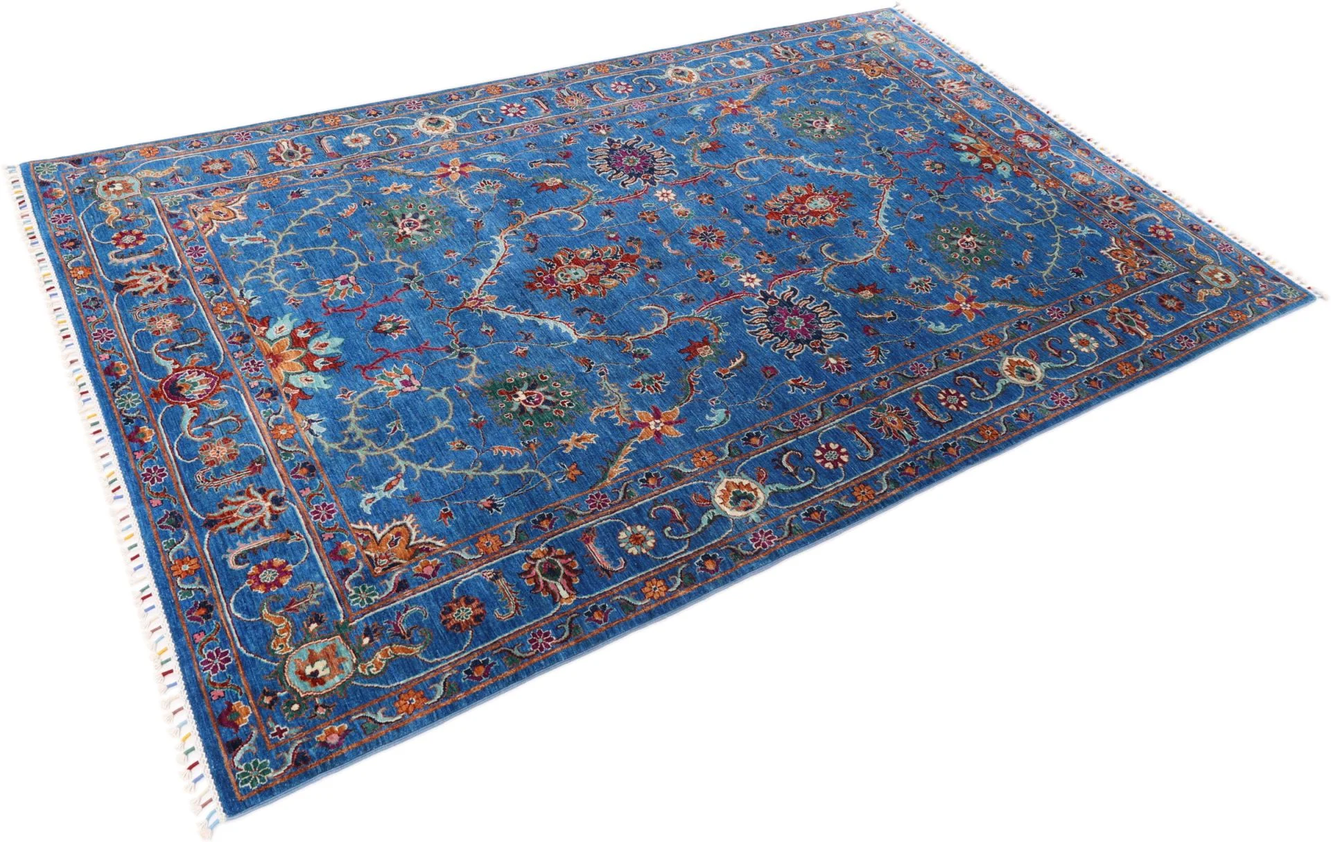 Handgeknüpfter Samarkand Orientteppich, 202 × 322 cm, Wolle
