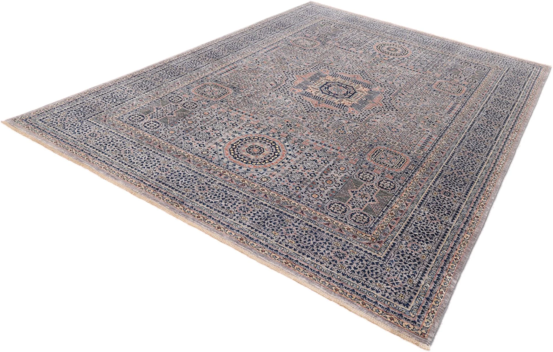 orientteppich-mamluk-253-x-355-cm-schurwolle-handgeknupft-neu-4 Mamluk Orientteppich 253 × 355 cm aus Wolle, handgeknüpft