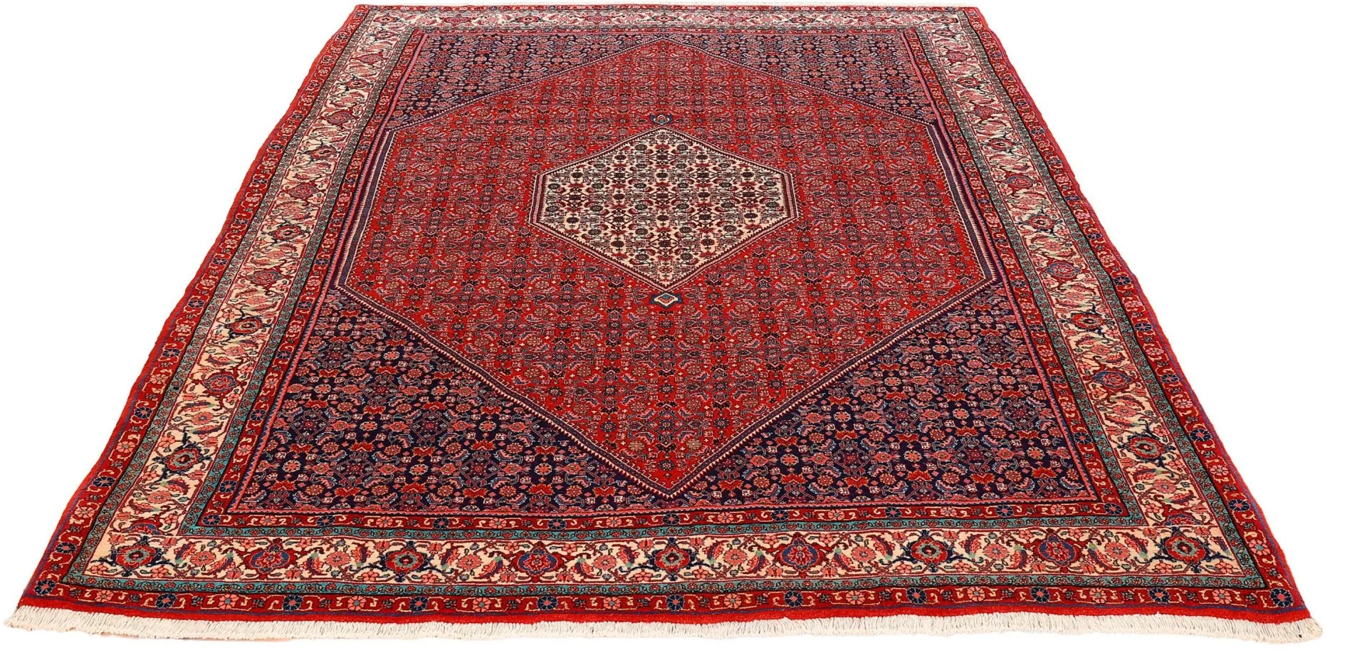 Handgeknüpfter Bijar Perserteppich, 221 × 312 cm, Wolle