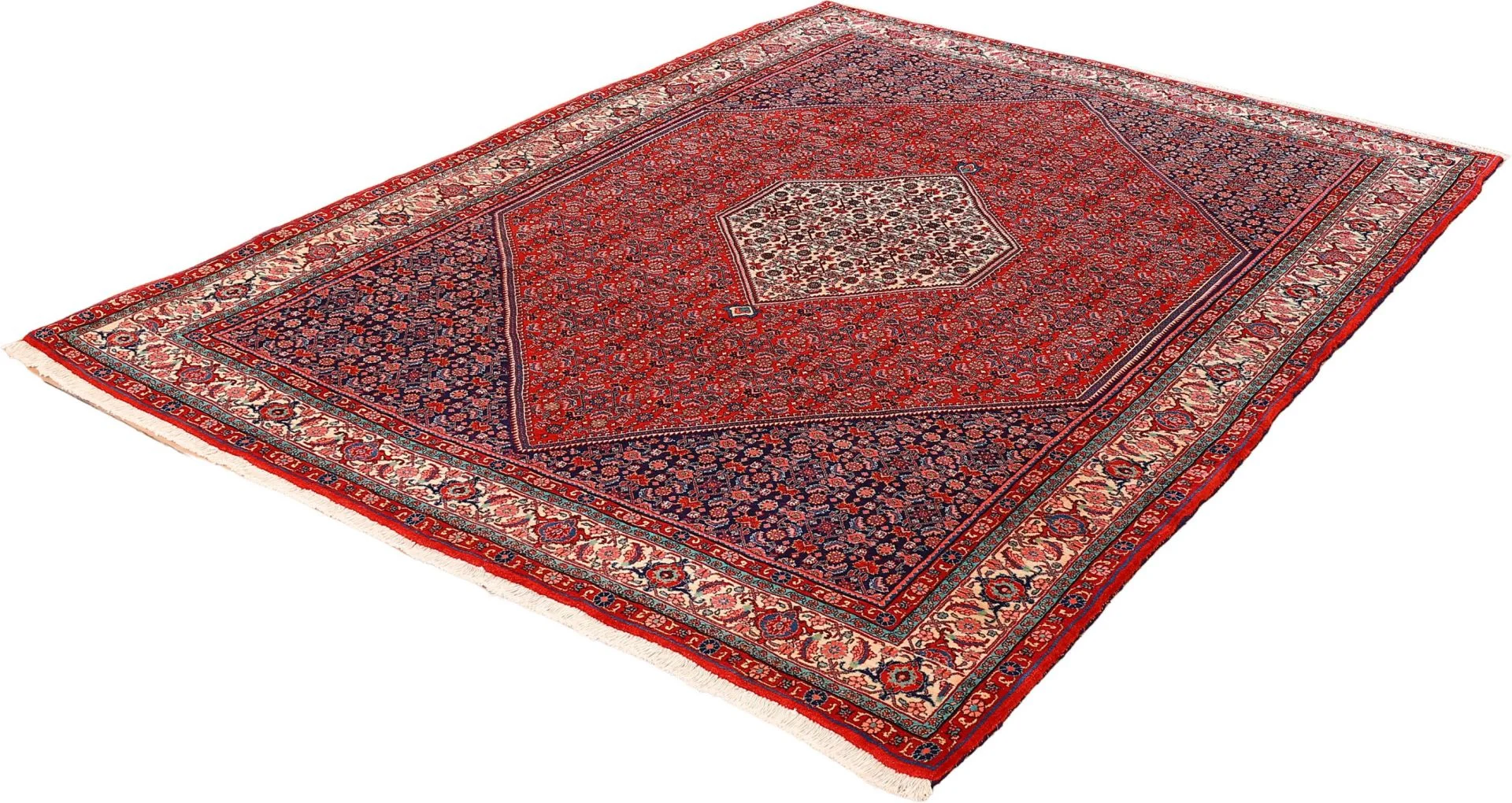 Handgeknüpfter Bijar Perserteppich, 221 × 312 cm, Wolle