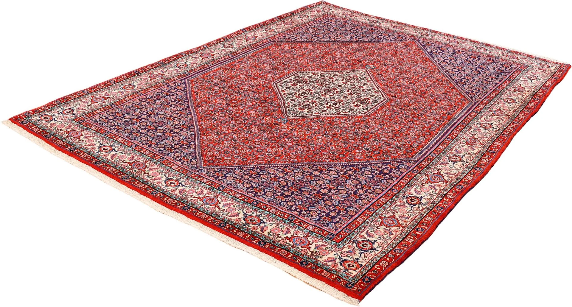 Handgeknüpfter Bijar Perserteppich, 221 × 312 cm, Wolle