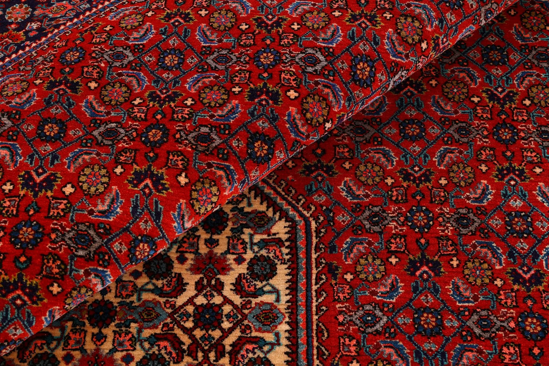 Handgeknüpfter Bijar Perserteppich, 221 × 312 cm, Wolle