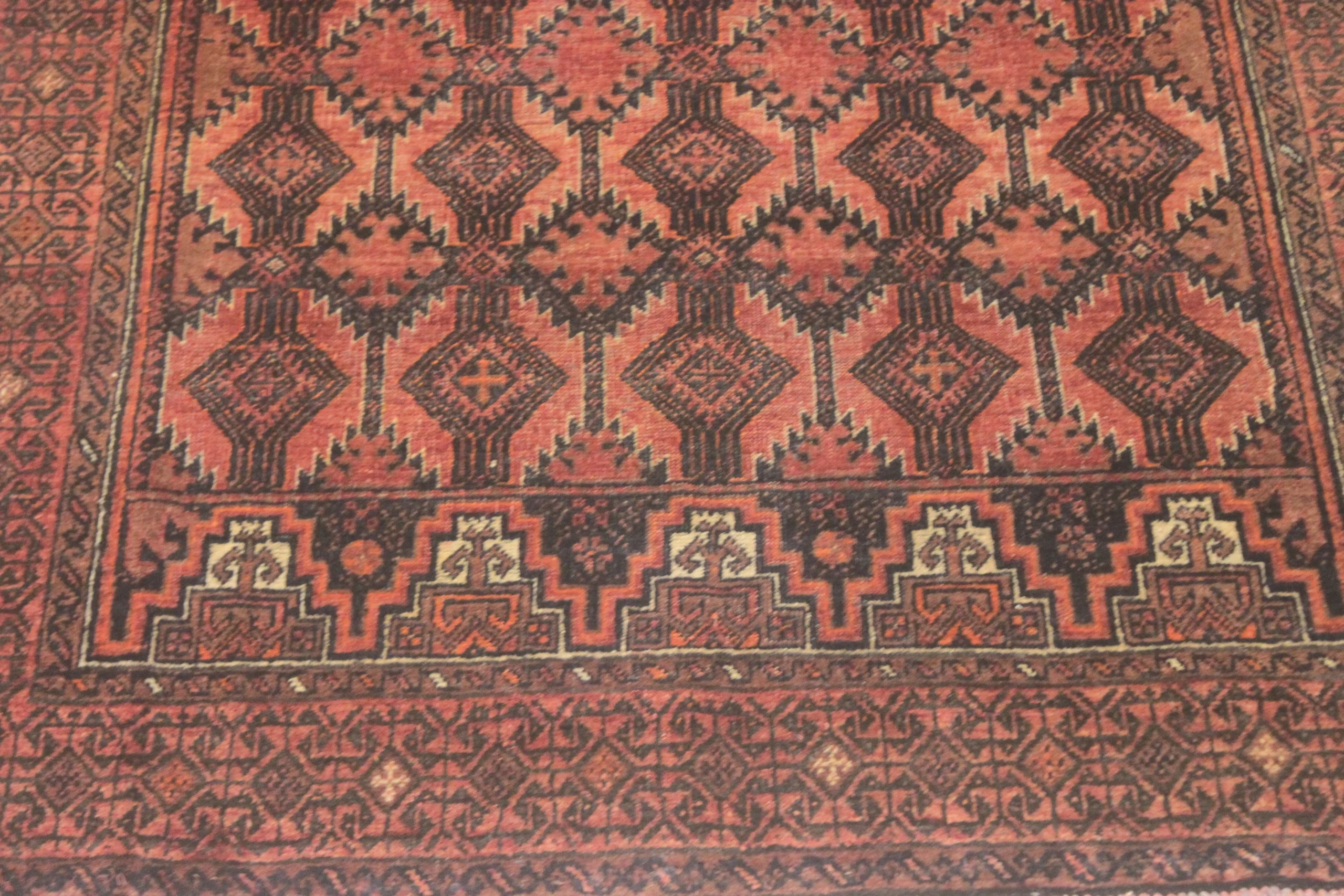 Baluch Perserteppich aus Iran, 189 × 96 cm
