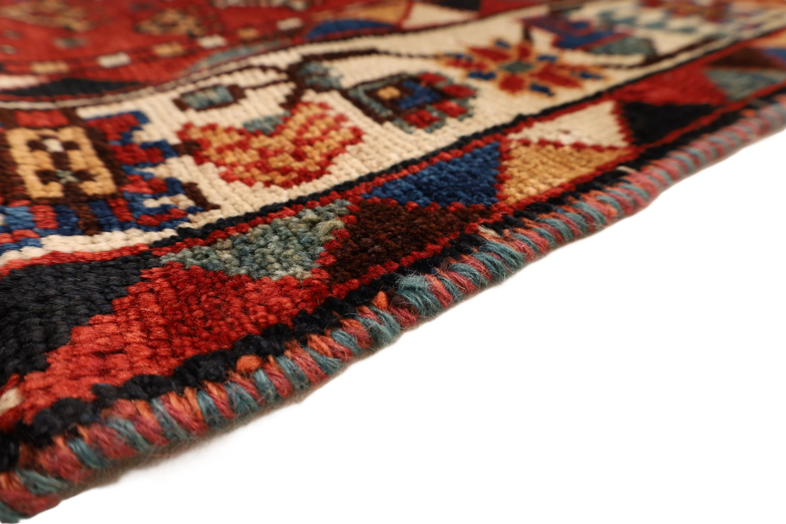 Qashqai Perserteppich 250 × 137 cm aus Wolle, handgeknüpft