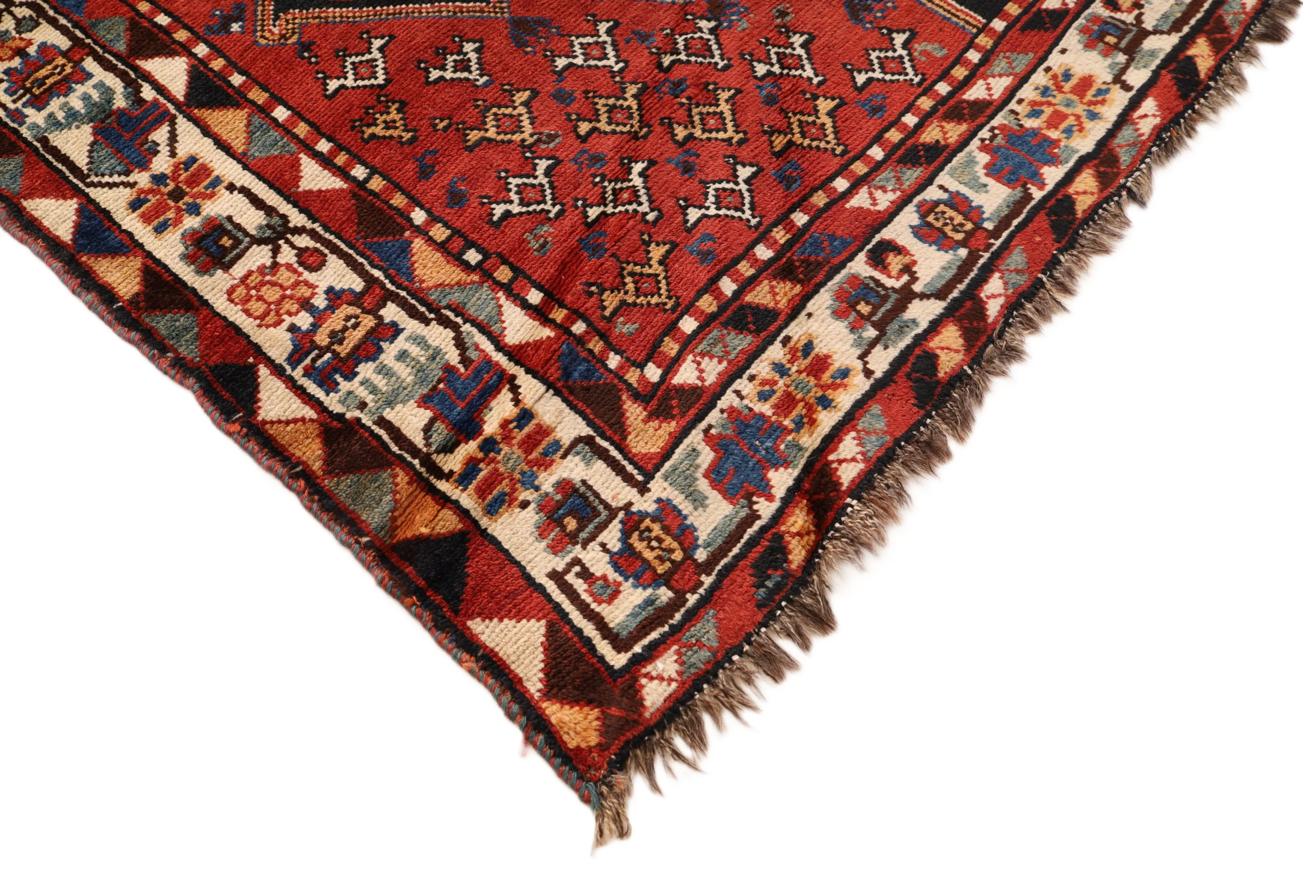 Qashqai Perserteppich 250 × 137 cm aus Wolle, handgeknüpft