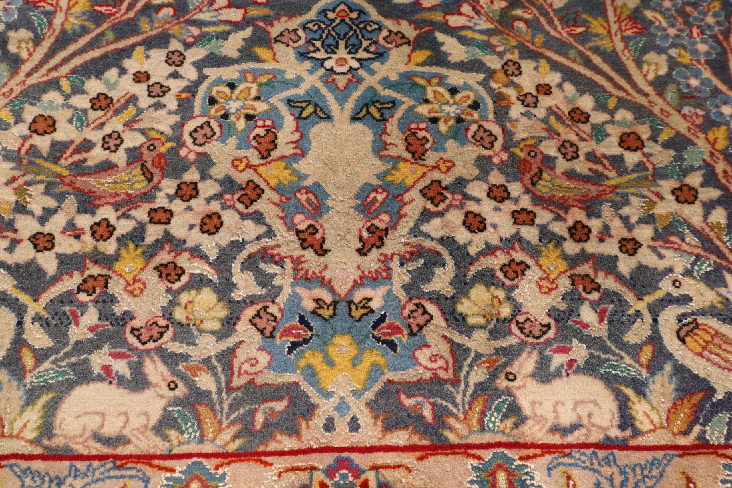 Handgeknüpfter Isfahan Perserteppich 92 × 70 cm
