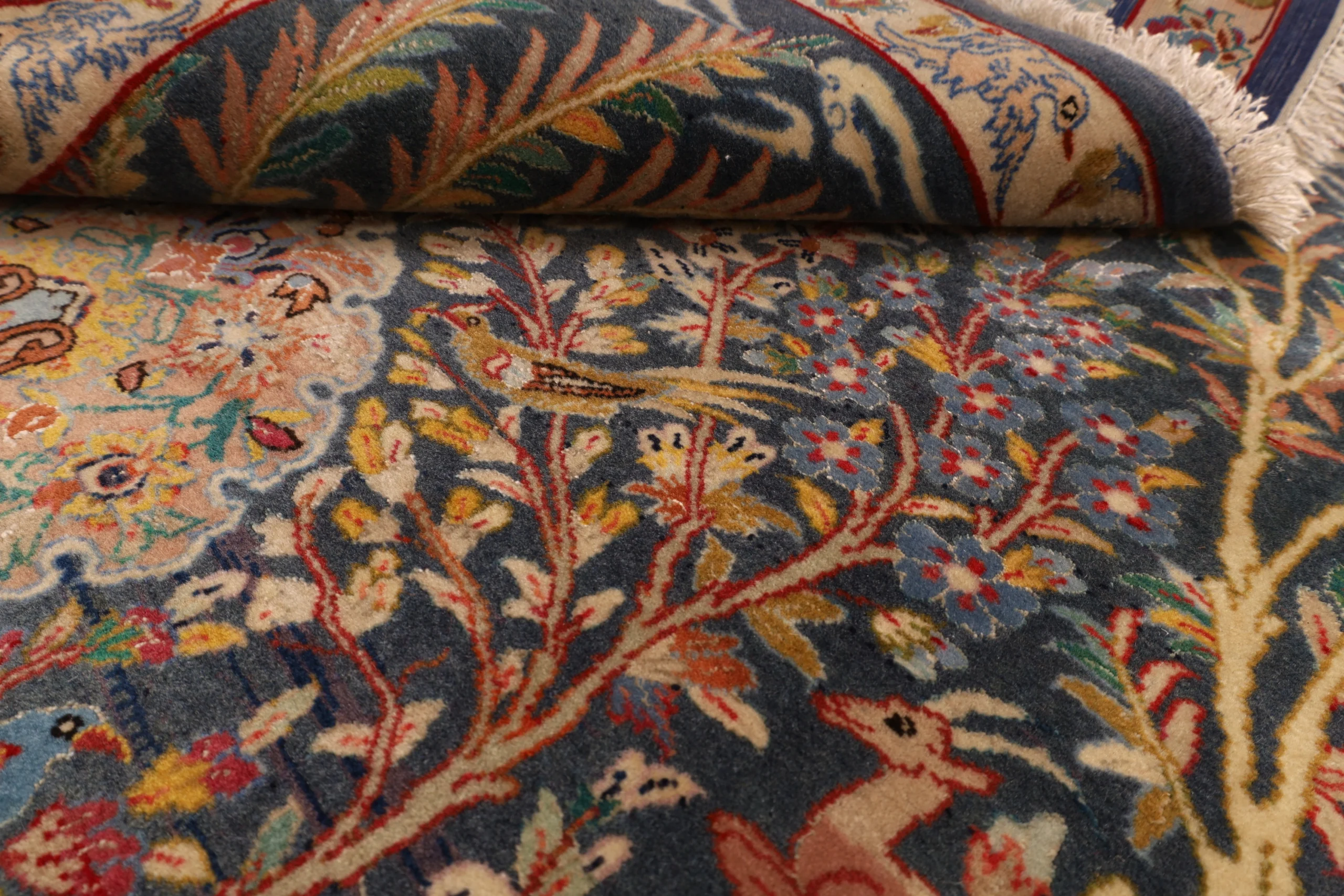 Handgeknüpfter Isfahan Perserteppich 92 × 70 cm