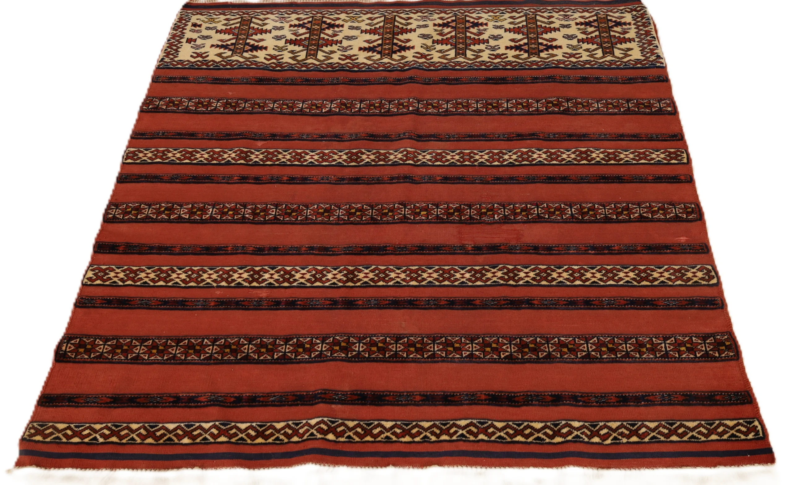 Turkmen Perserteppich aus Iran, 109 × 105 cm